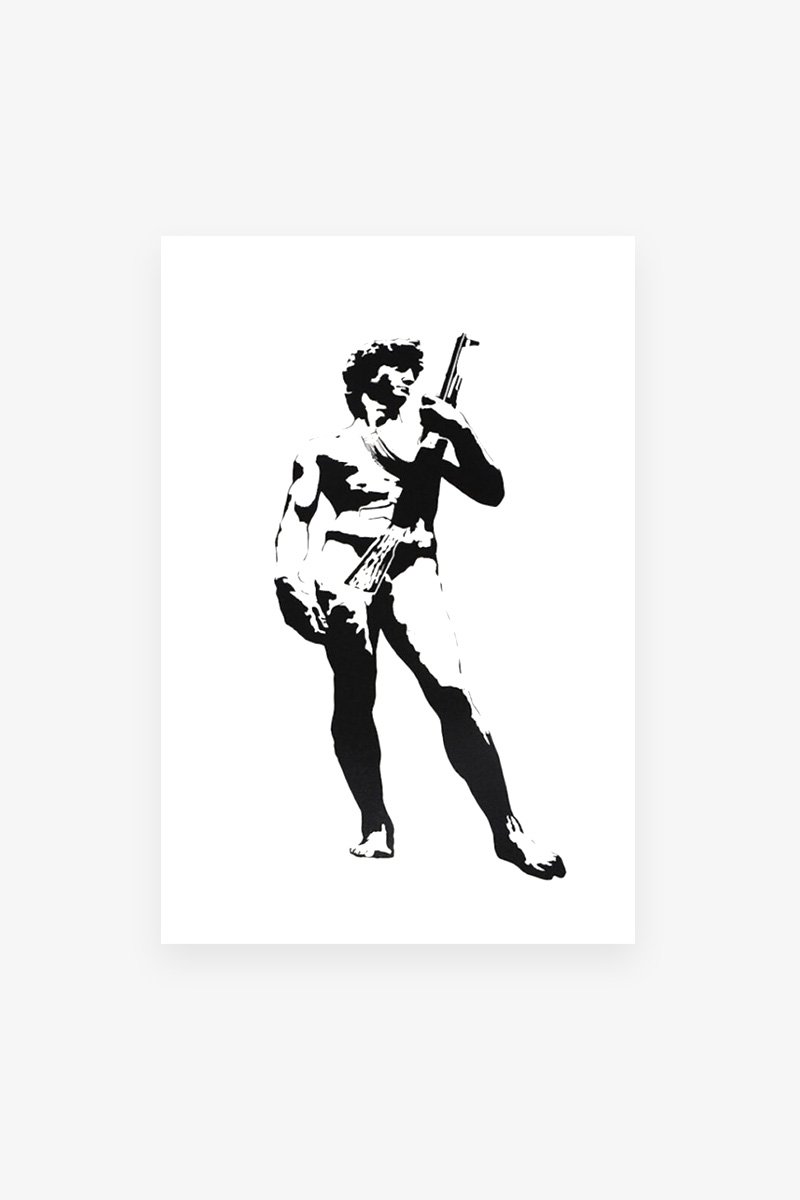 Blek Le Rat - David with kalashnikov