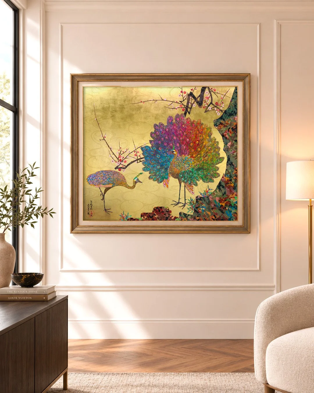 takashi-murakami-Re--'Peacock-and-Hollyhock-Folding-Screen'-After-40-years,-I-was-finally-able-to-paint-the-peacock-that-inspired-me-to-become-a-painter.'-2026-1.jpg