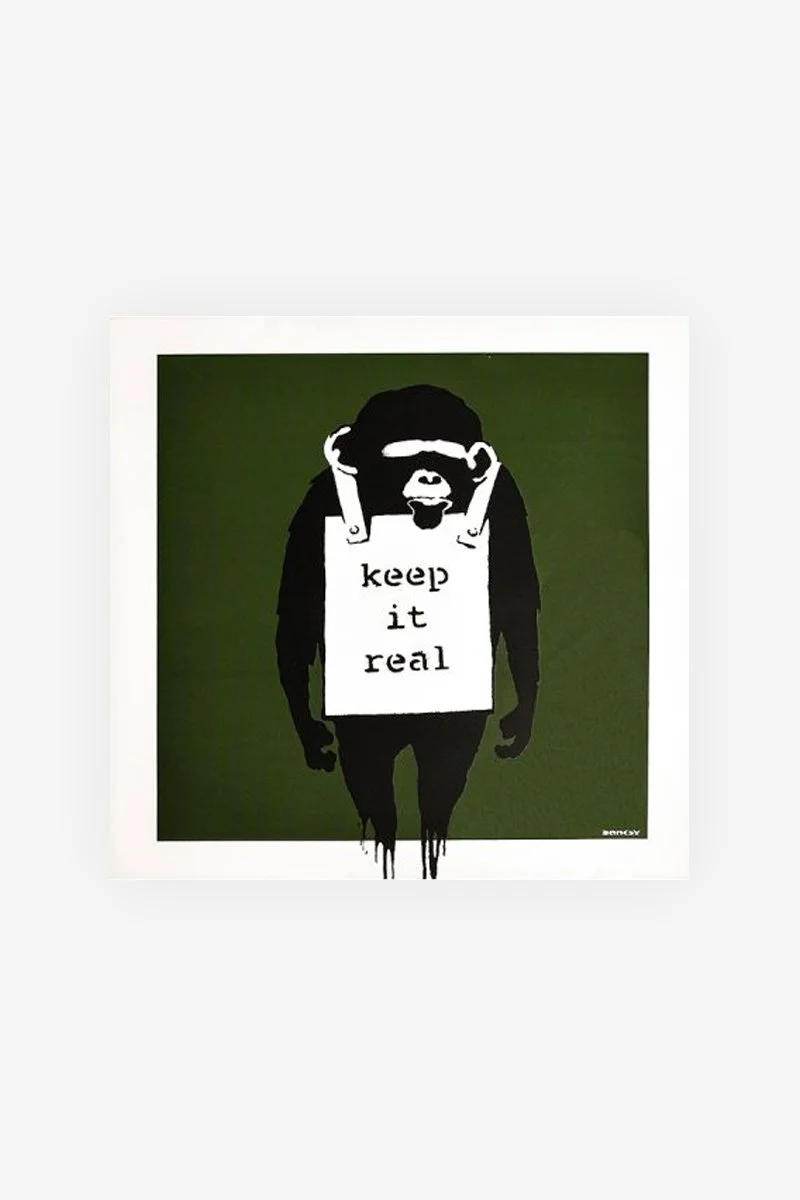 Banksy - Keep it Real | Laugh Now DJ DM (Green Cover Record)