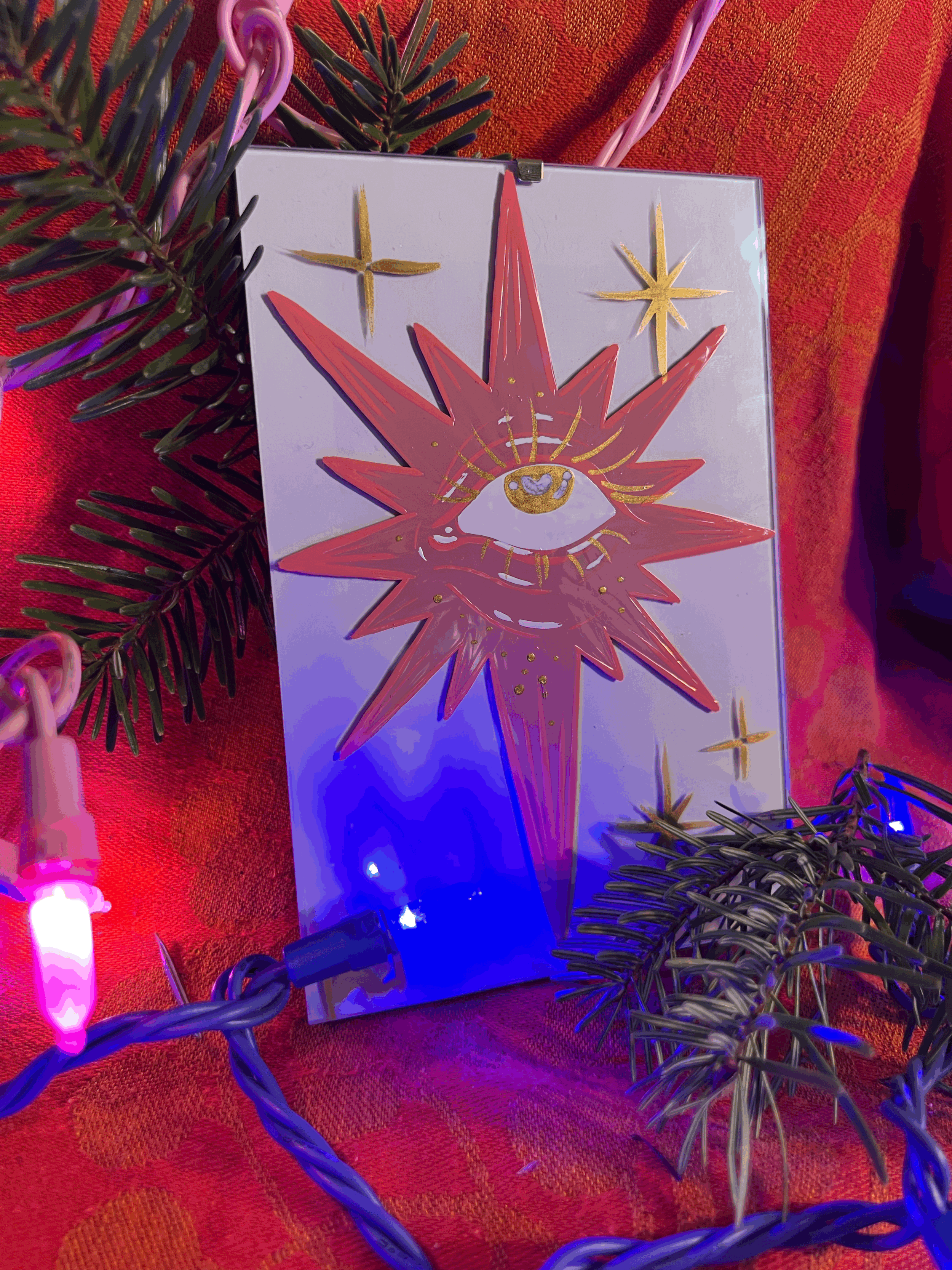 Miniature 4x6in Enamel Painting