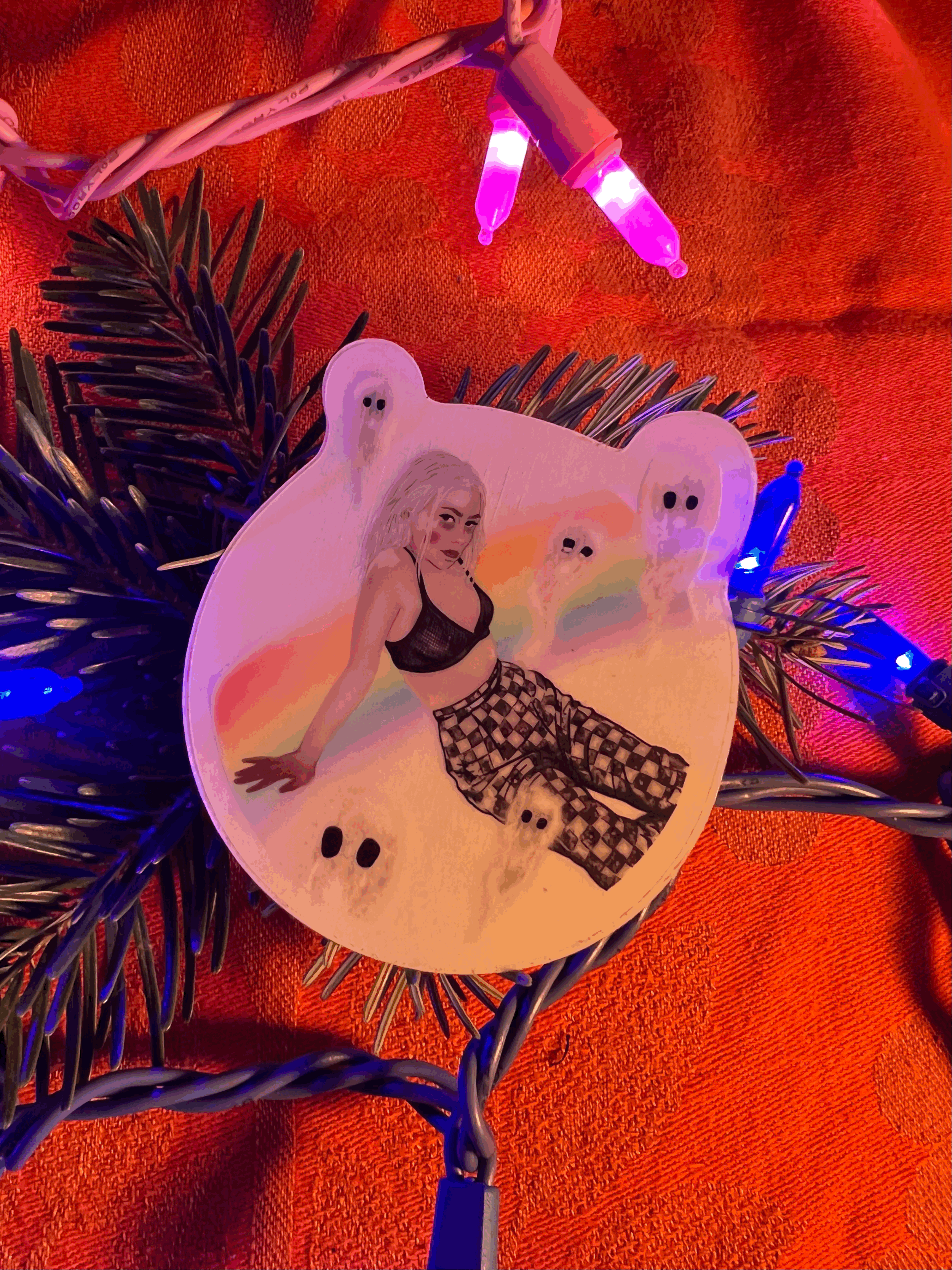 Scott Street Ghosts Clear Vinyl Sticker