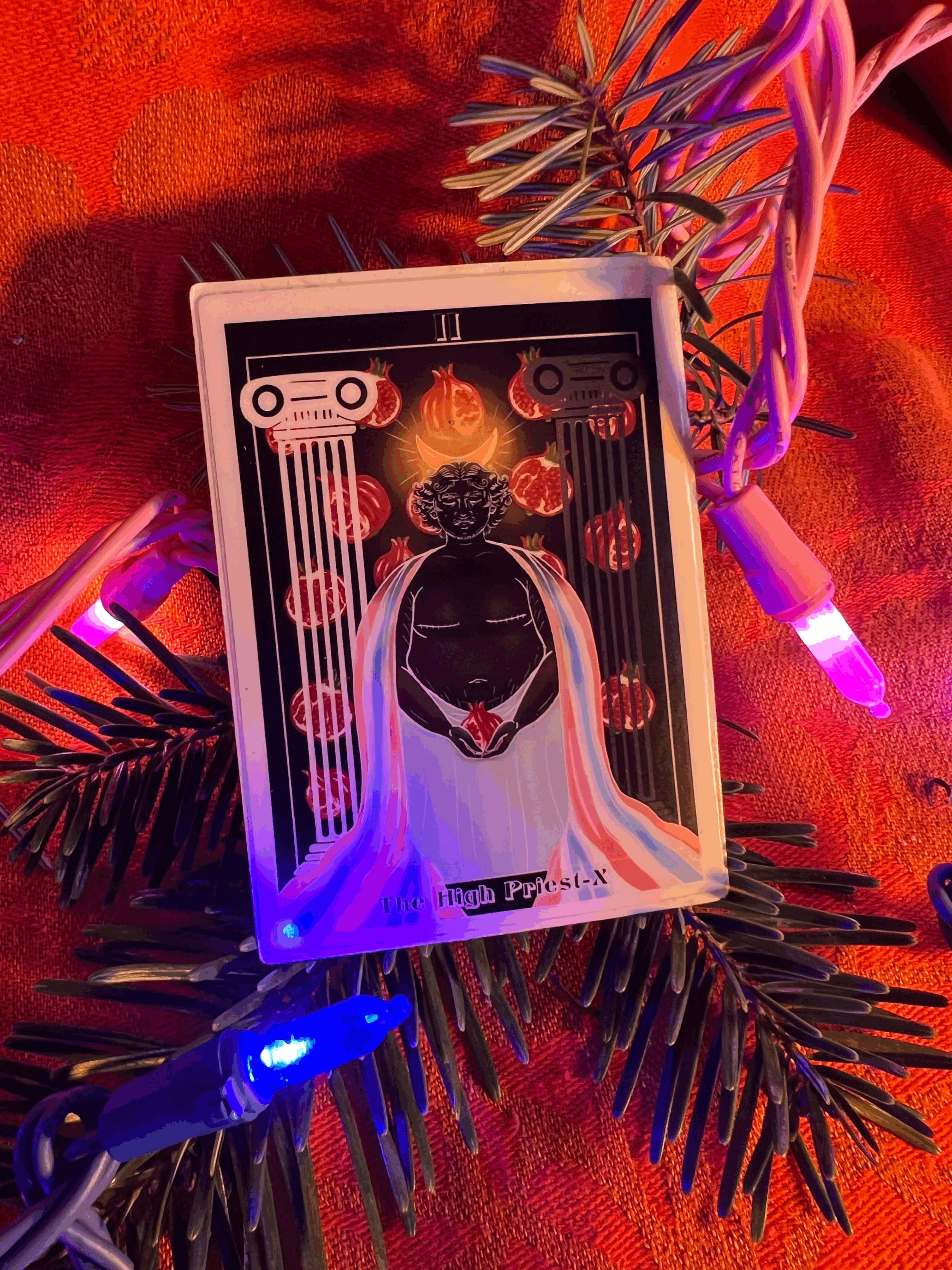 High Priest-X Tarot Vinyl Sticker