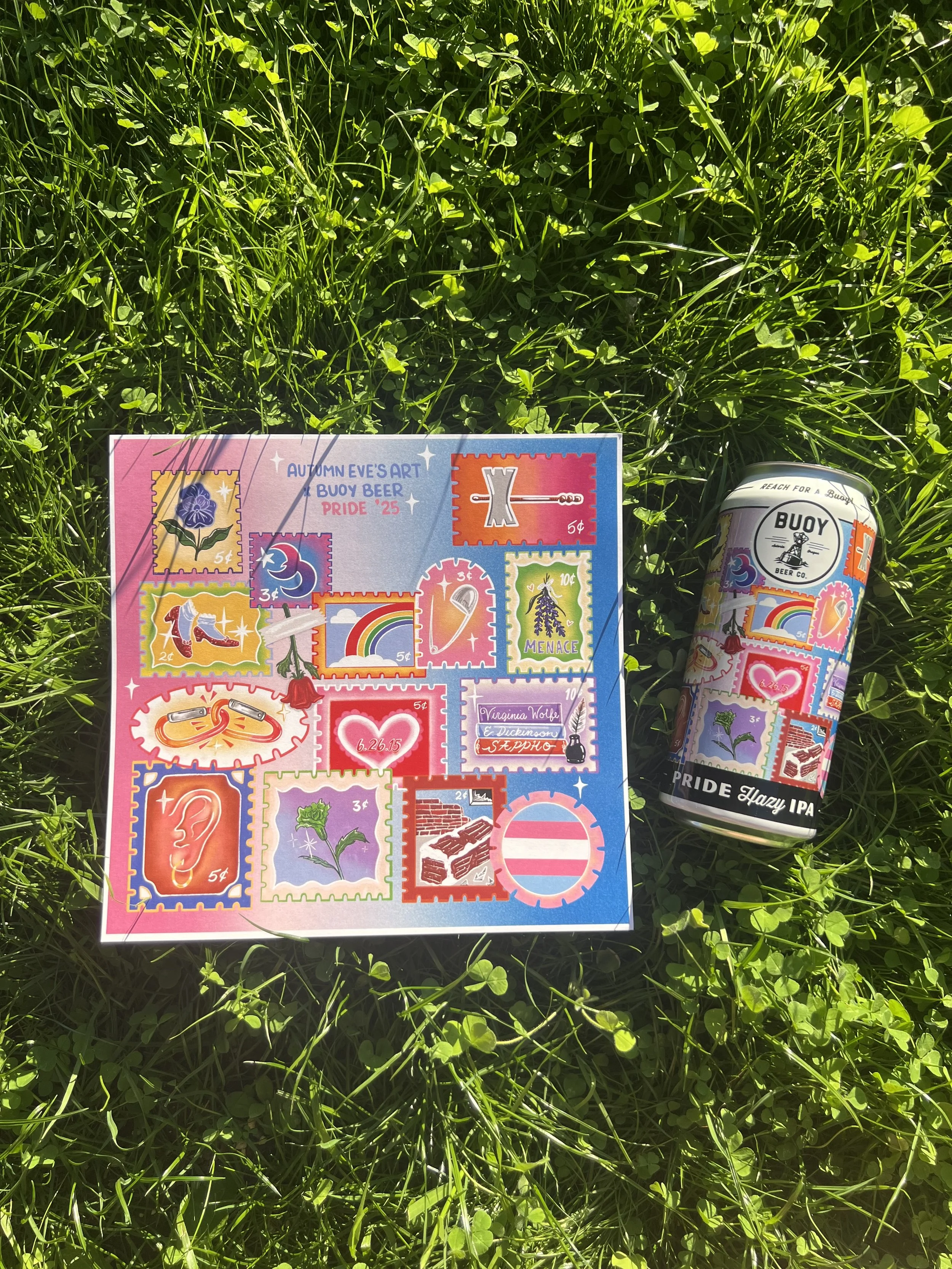 Autumn Eve's Art x Buoy Beer Pride Release Print