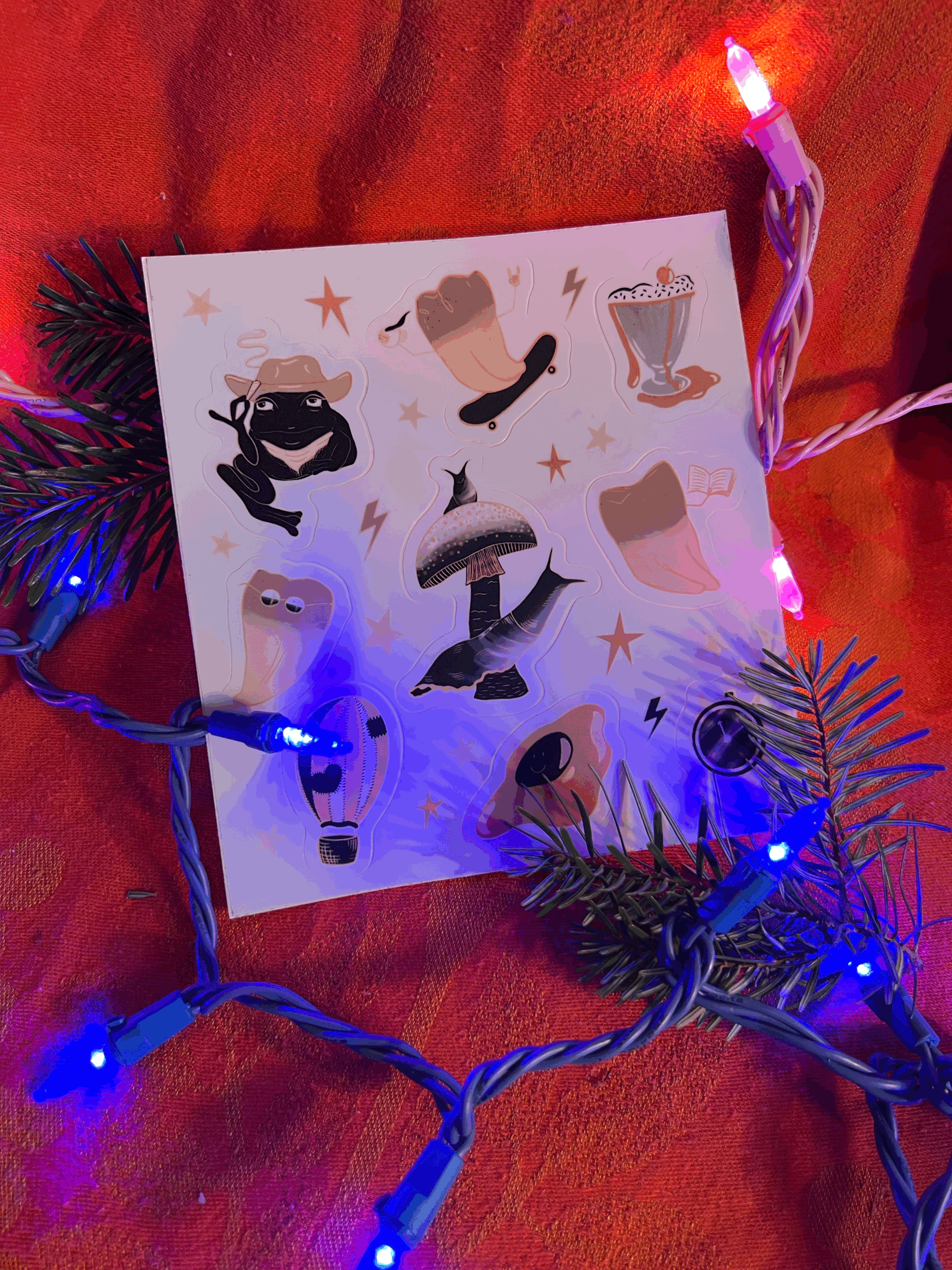 Wise Teeth Vinyl Sticker Sheet