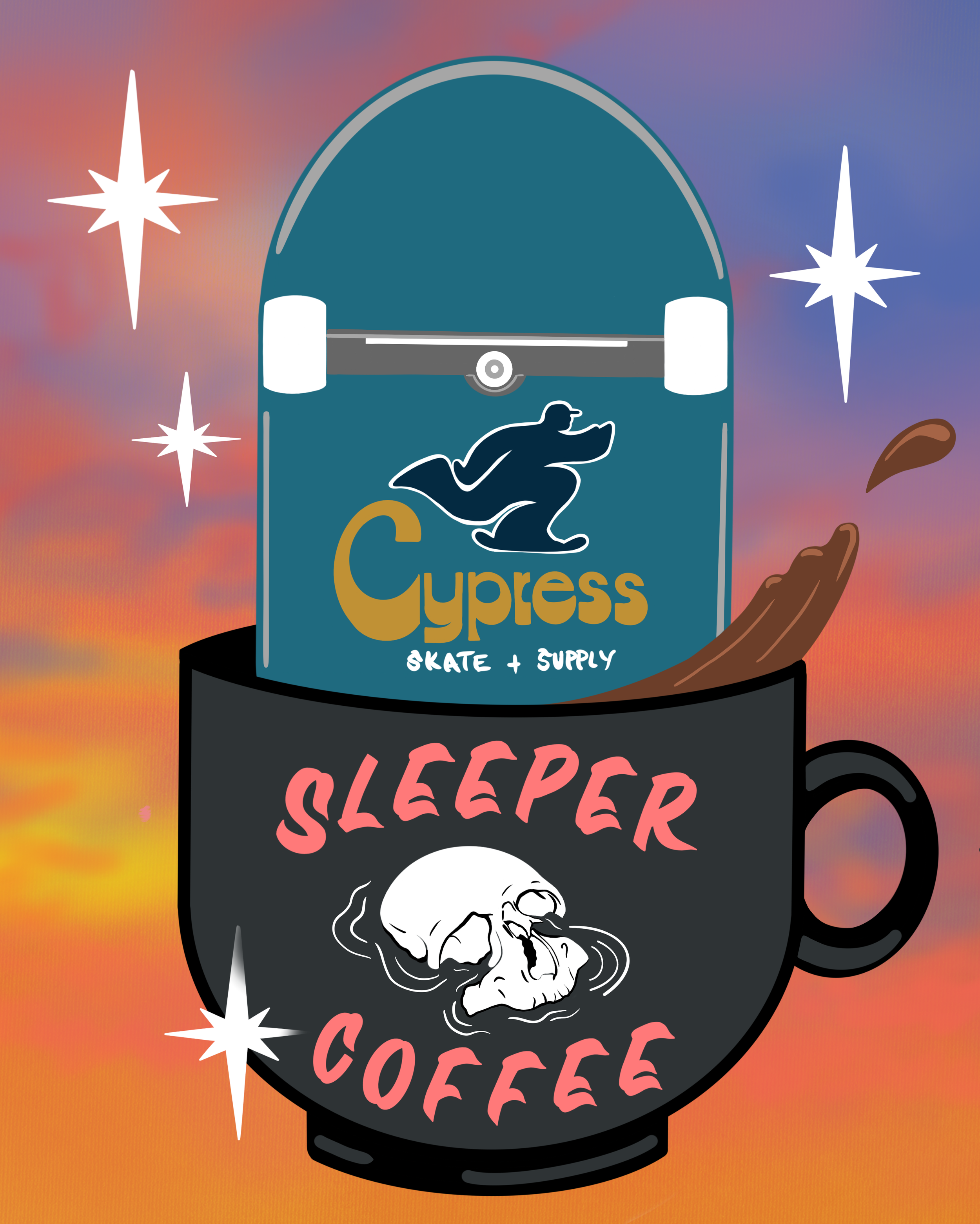 Sleeper Coffee x Cypress Skate Shop