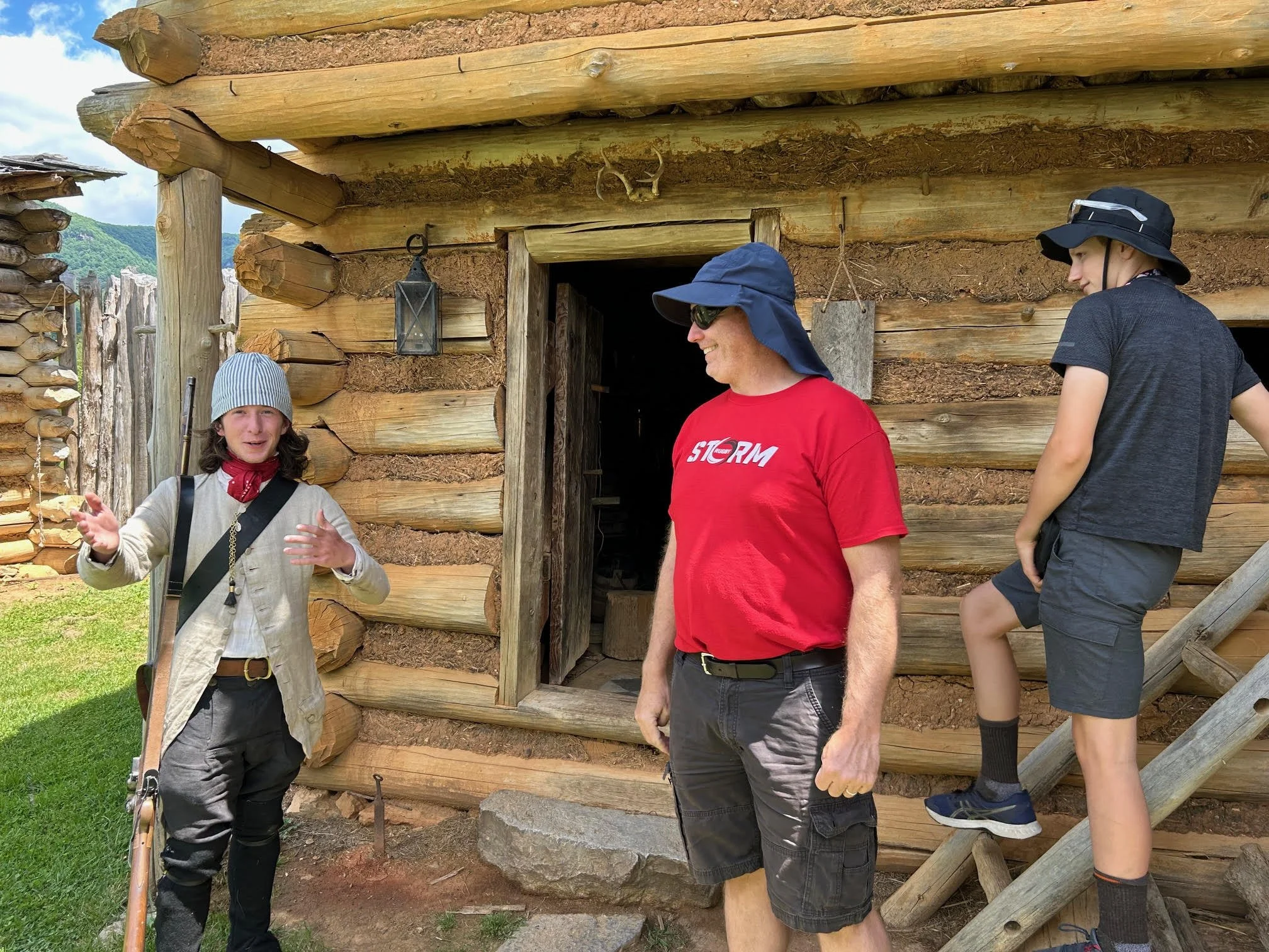 Photos of the various buildings at the fort.