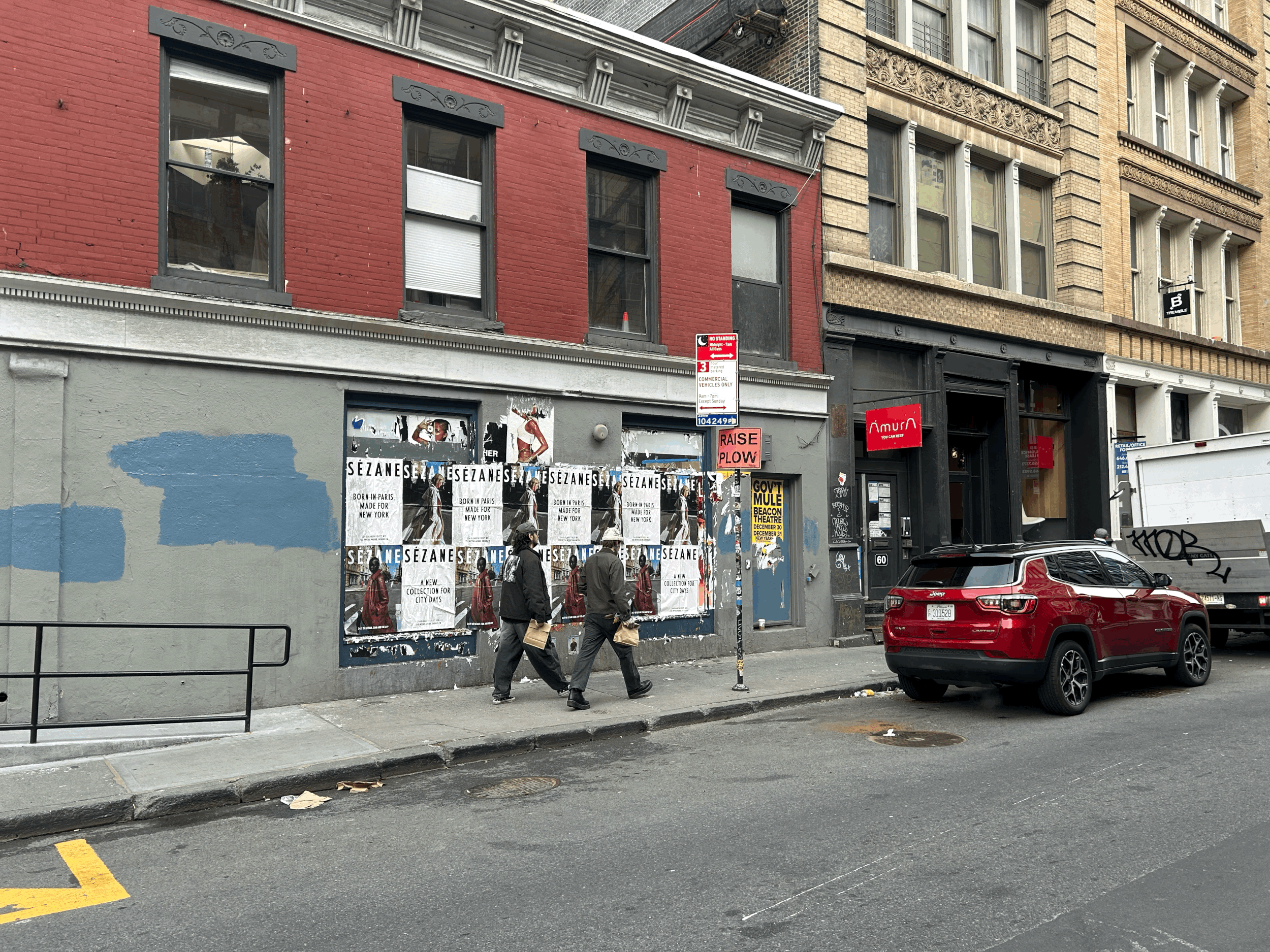 wheat paste advertising in Los Angeles