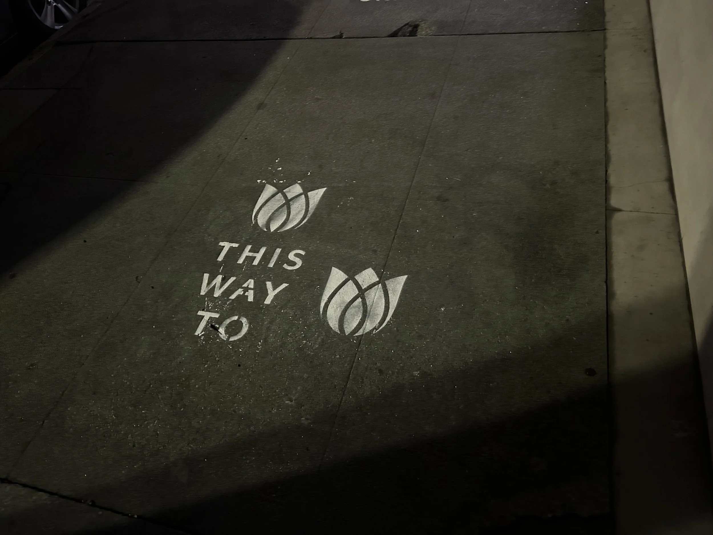 Stencil campaign in California