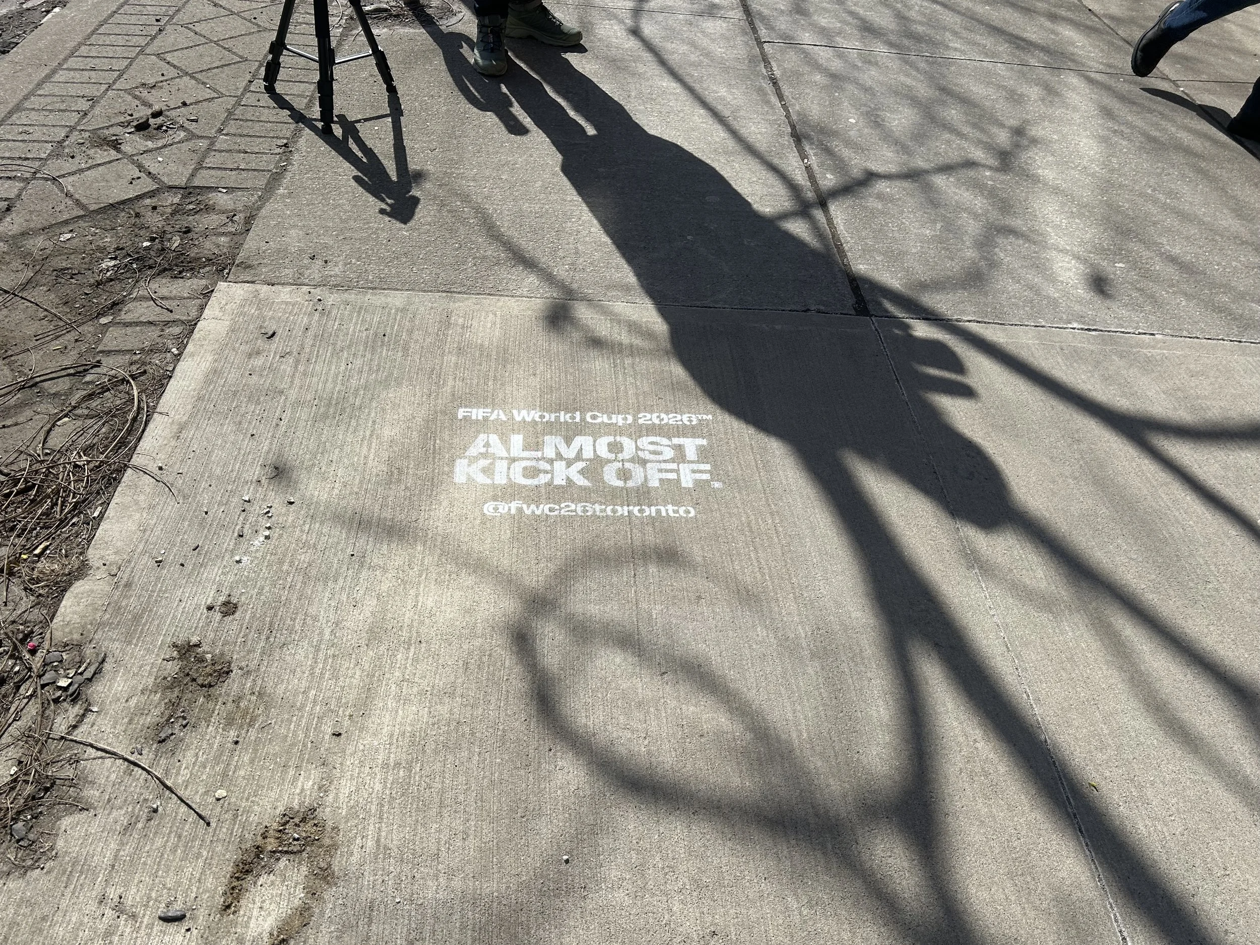 Seattle street stencil marketing campaign