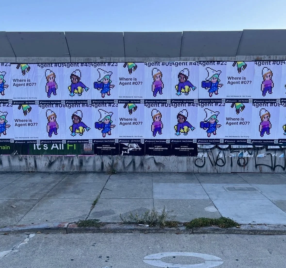 Urban art meets AI through wild posting in San Francisco, showcasing bold street visuals that blend creativity, technology, and innovation across the city’s walls.