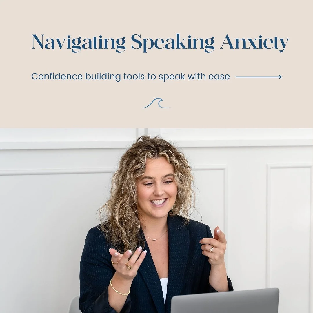 Speaking anxiety is such a relatable experience🩵

Even if you identify as a confident person or not, the moment you stand in front of others and feel them starring at you - your body can have a reaction that sends you into fight, flight, or freeze. 
