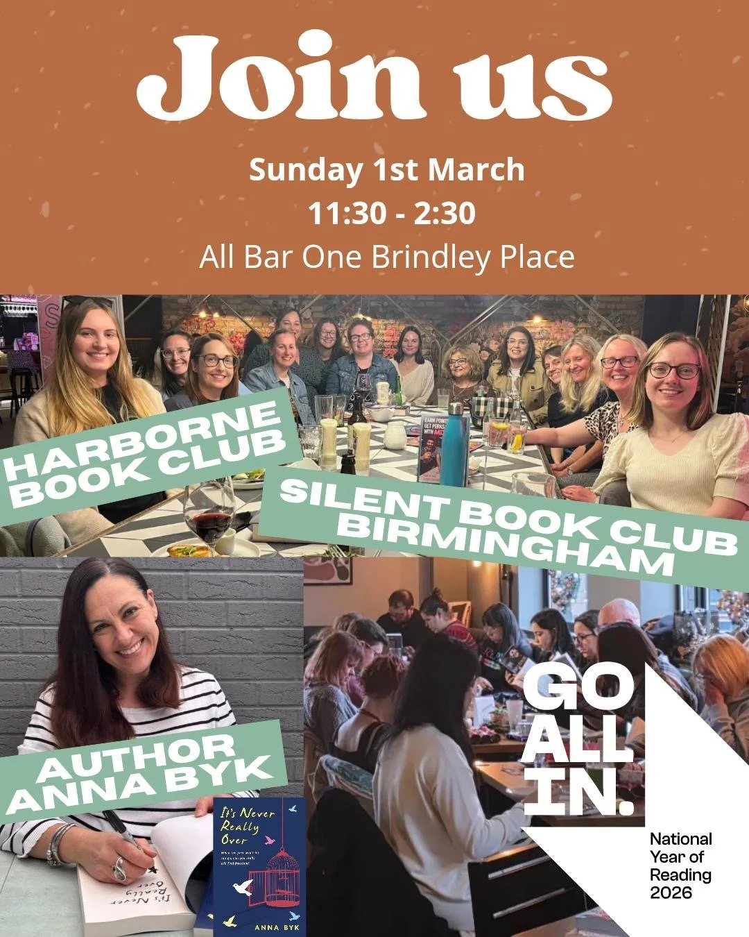 HBC x Silent Book Club Event