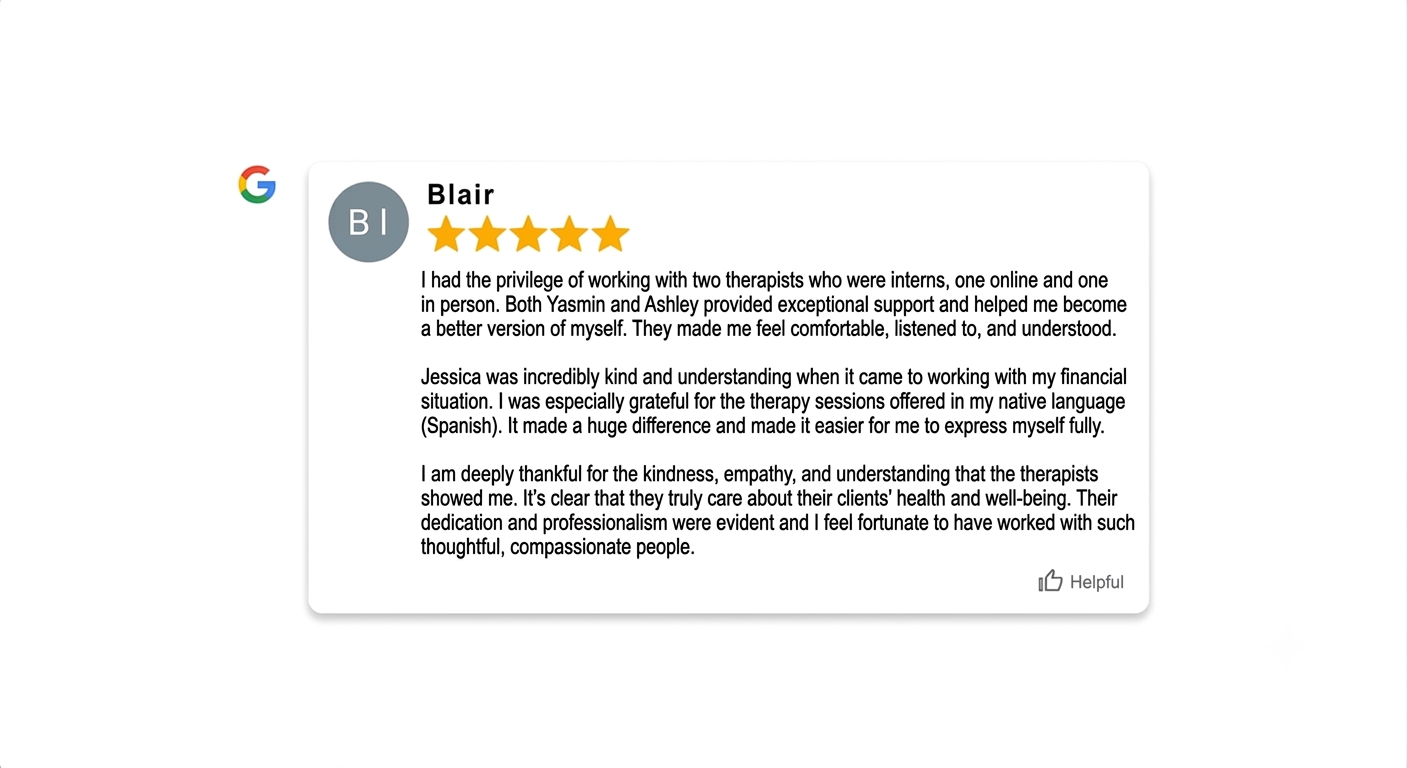 MentalRest Client Google Review Image 2