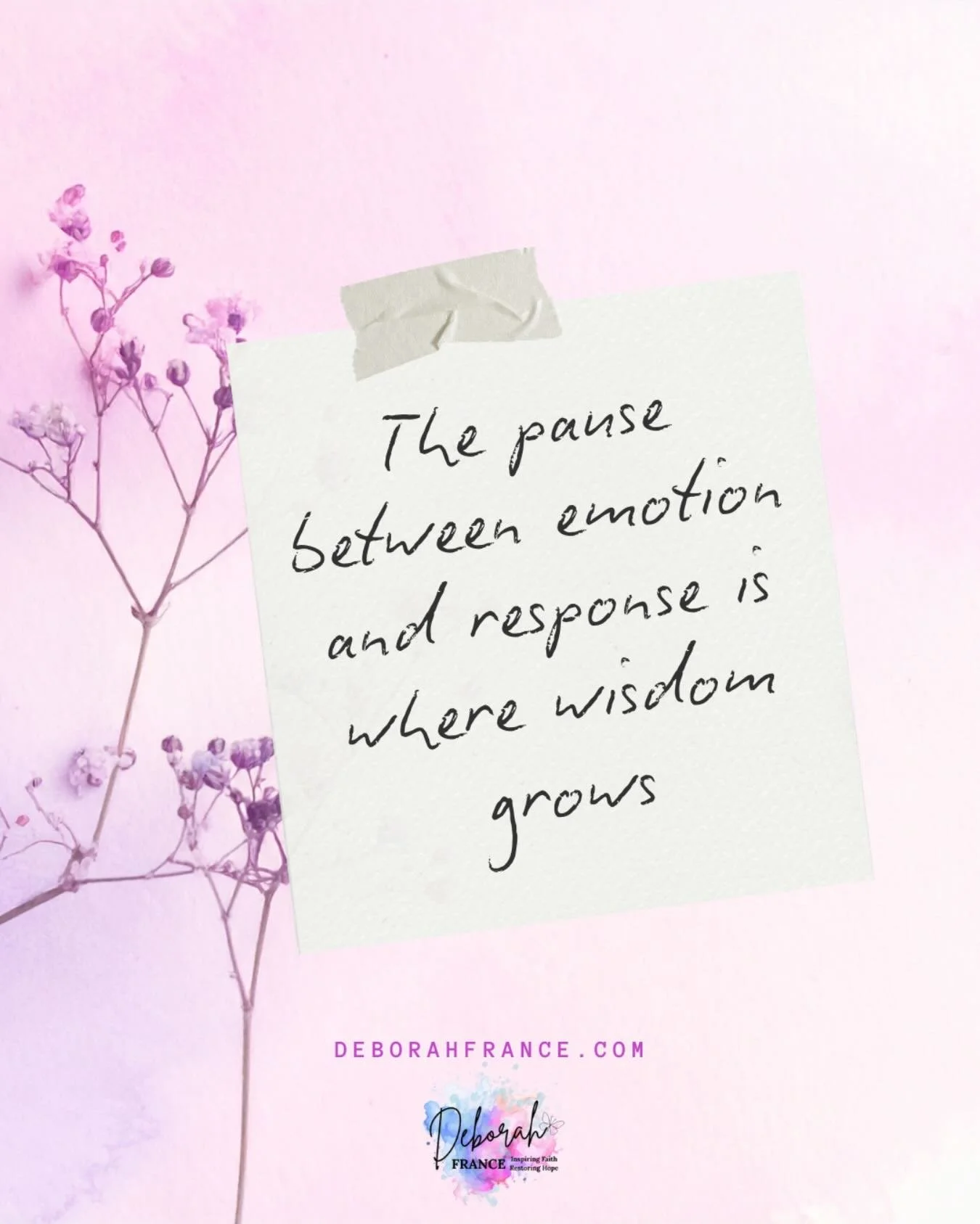 Sometimes the most godly thing we can do is pause.
Not react.
Not defend.
Not fire back with the first words that come to mind.

Just pause&hellip; and give the Holy Spirit room to lead.

Because when we don&rsquo;t pause, our flesh usually speaks fi