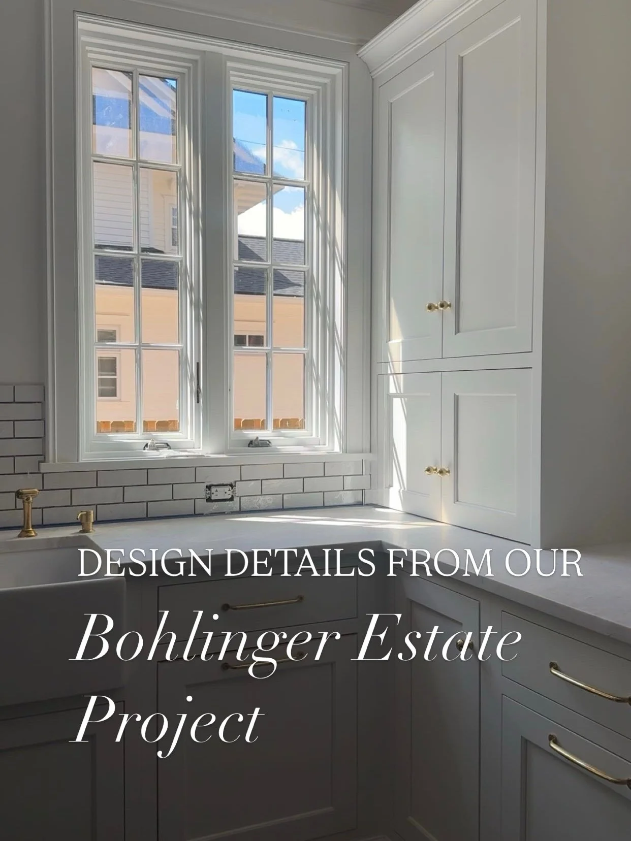 Design details from our #BohlingerEstate kitchen. It&rsquo;s all about the little moments coming together to make the space!