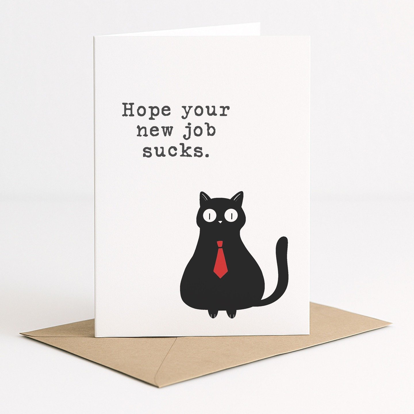 The perfect card to say how you really feel about the cool coworkers.

#coworker #newjob #farewell #goodbyecard #greetingcard #etsy #funnycat #quittingwork #workplaceculture #ihatemyjob