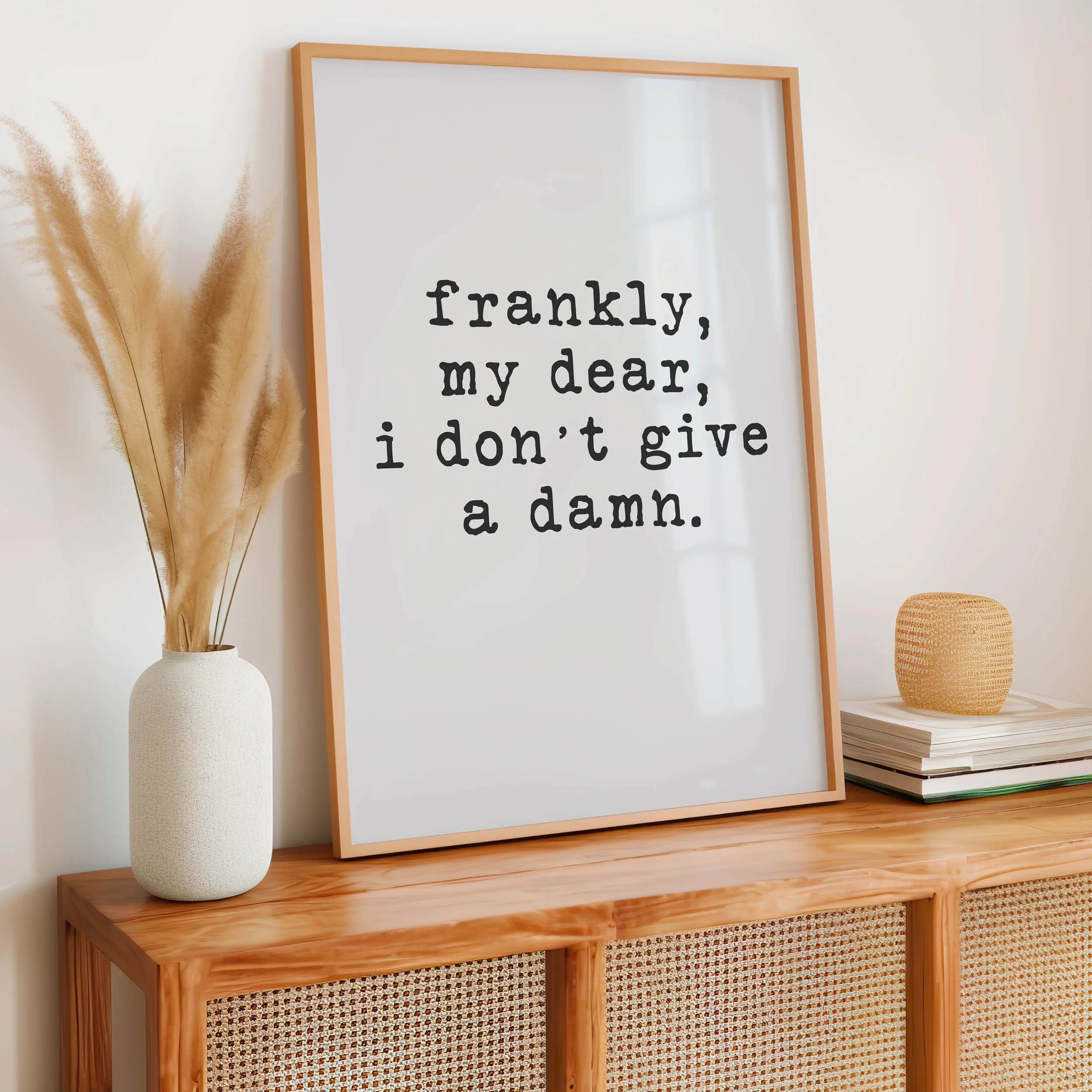 'Frankly, My Dear' Art Print