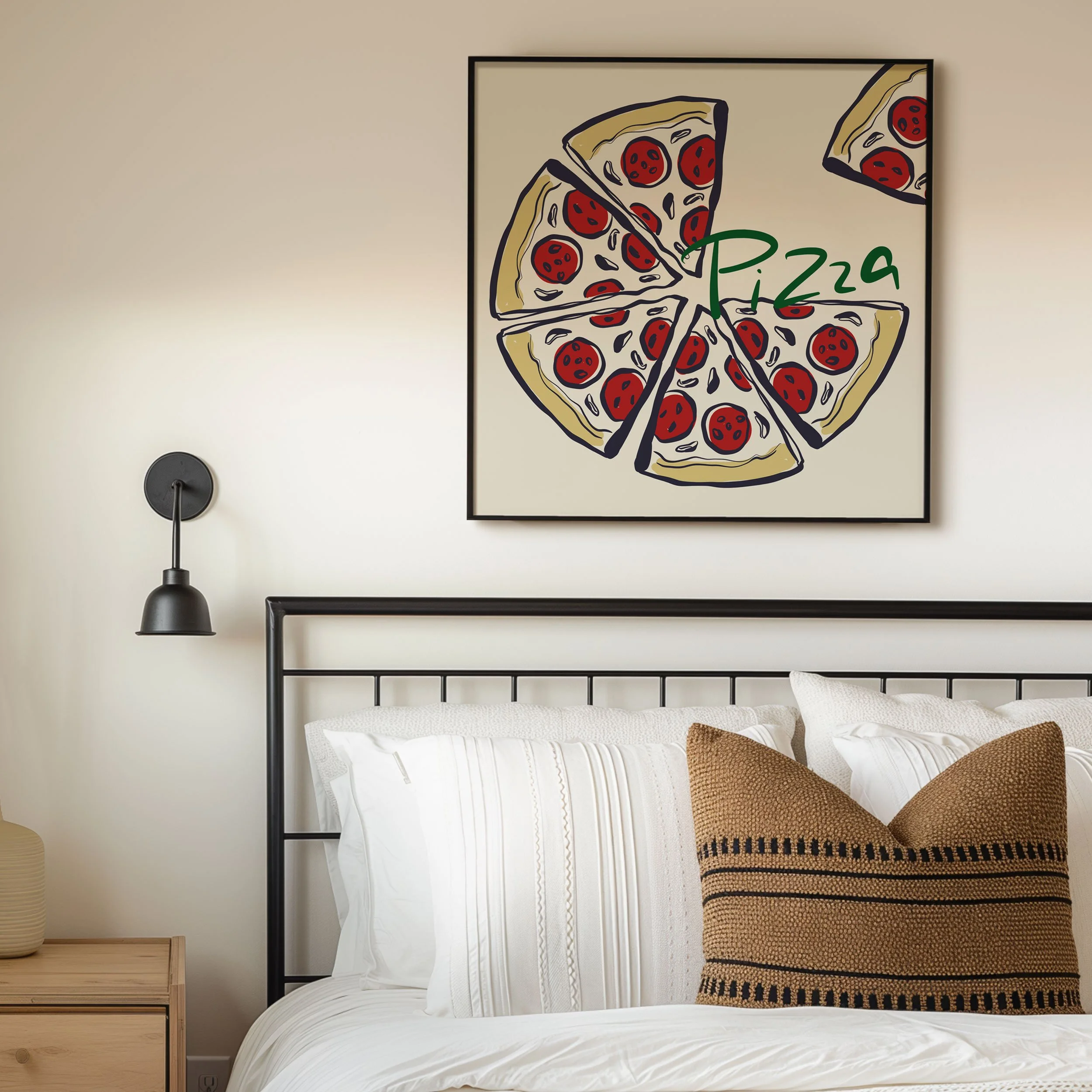'Pepperoni Pizza' Art Print