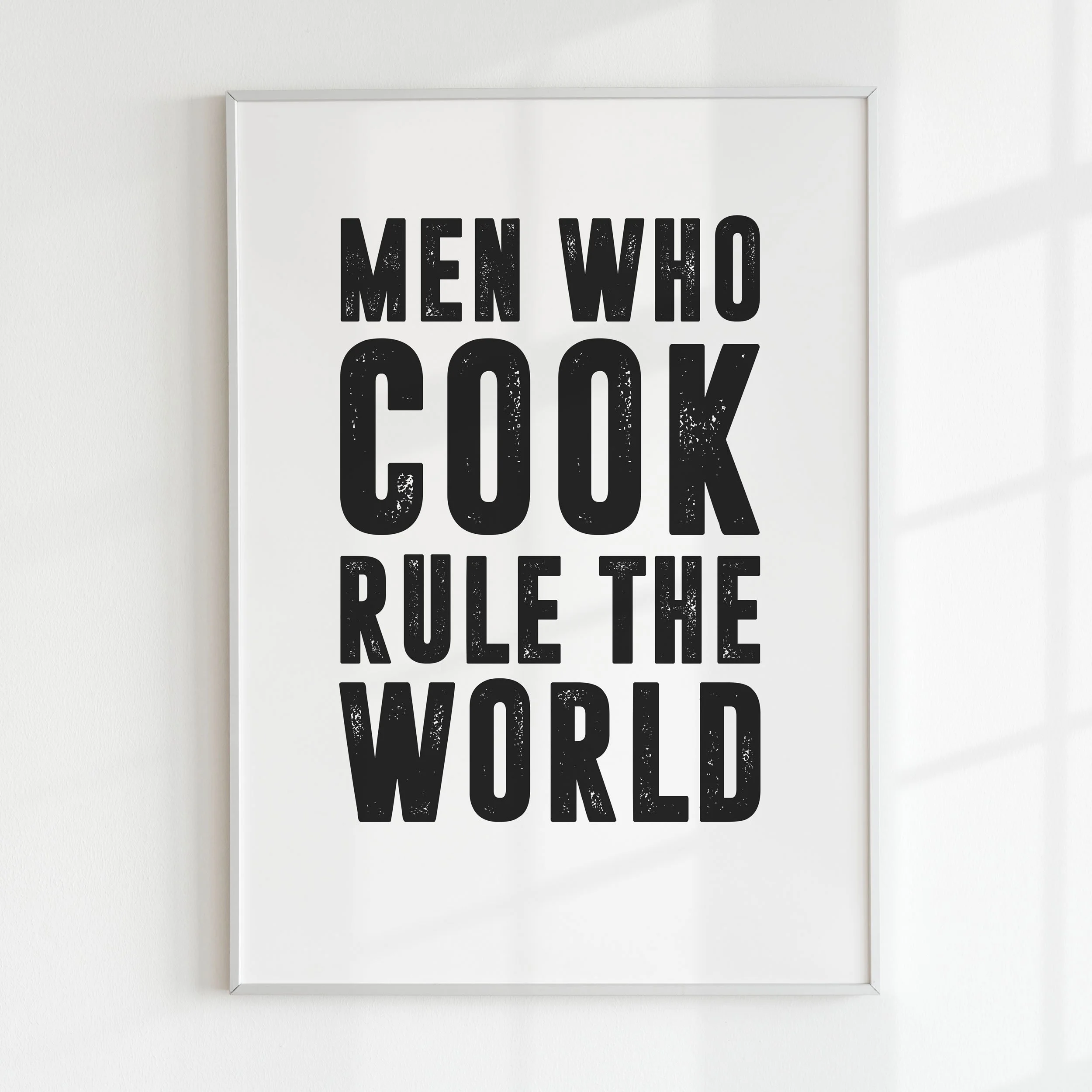 'Men Who Cook' Art Print