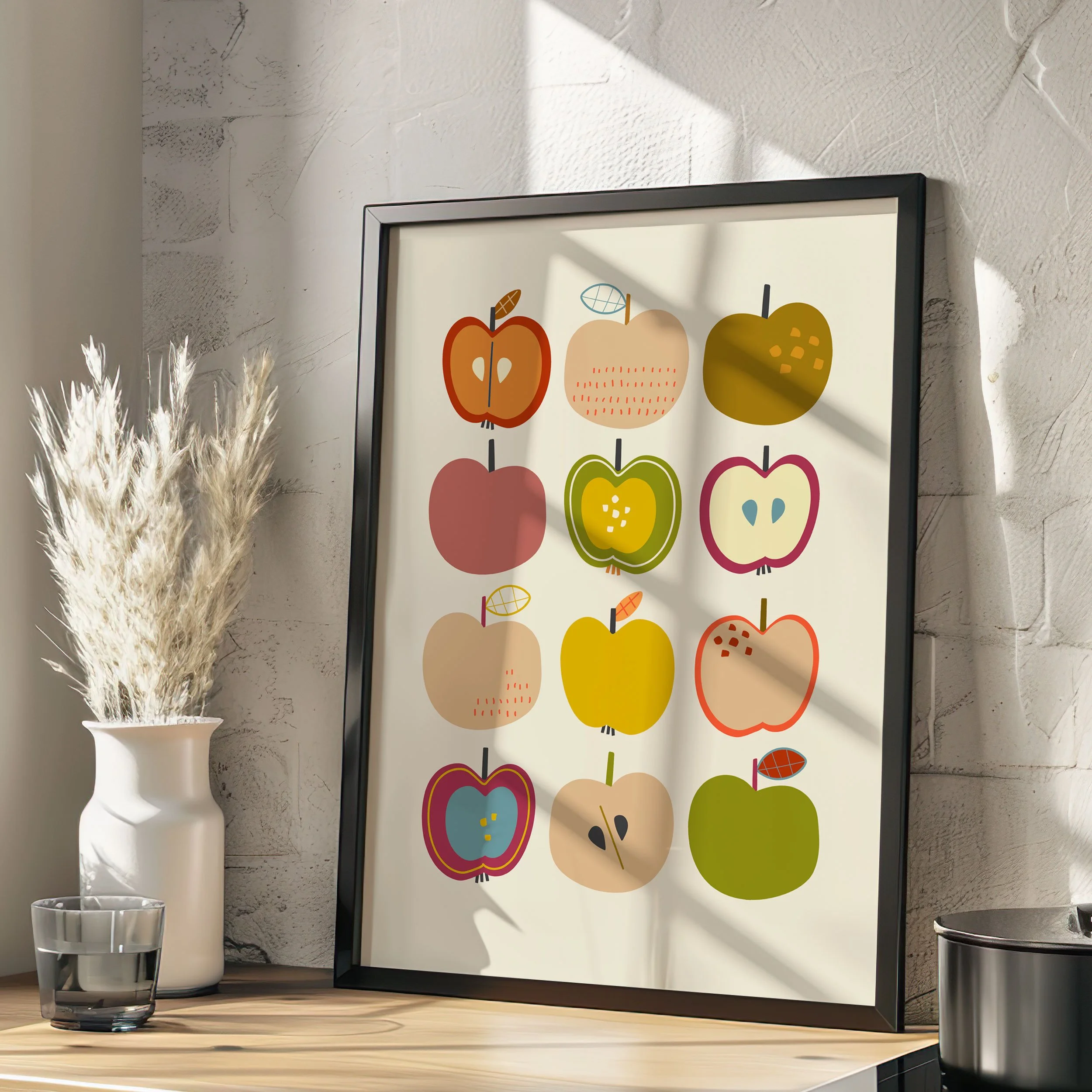 'Rows of Apples' Art Print