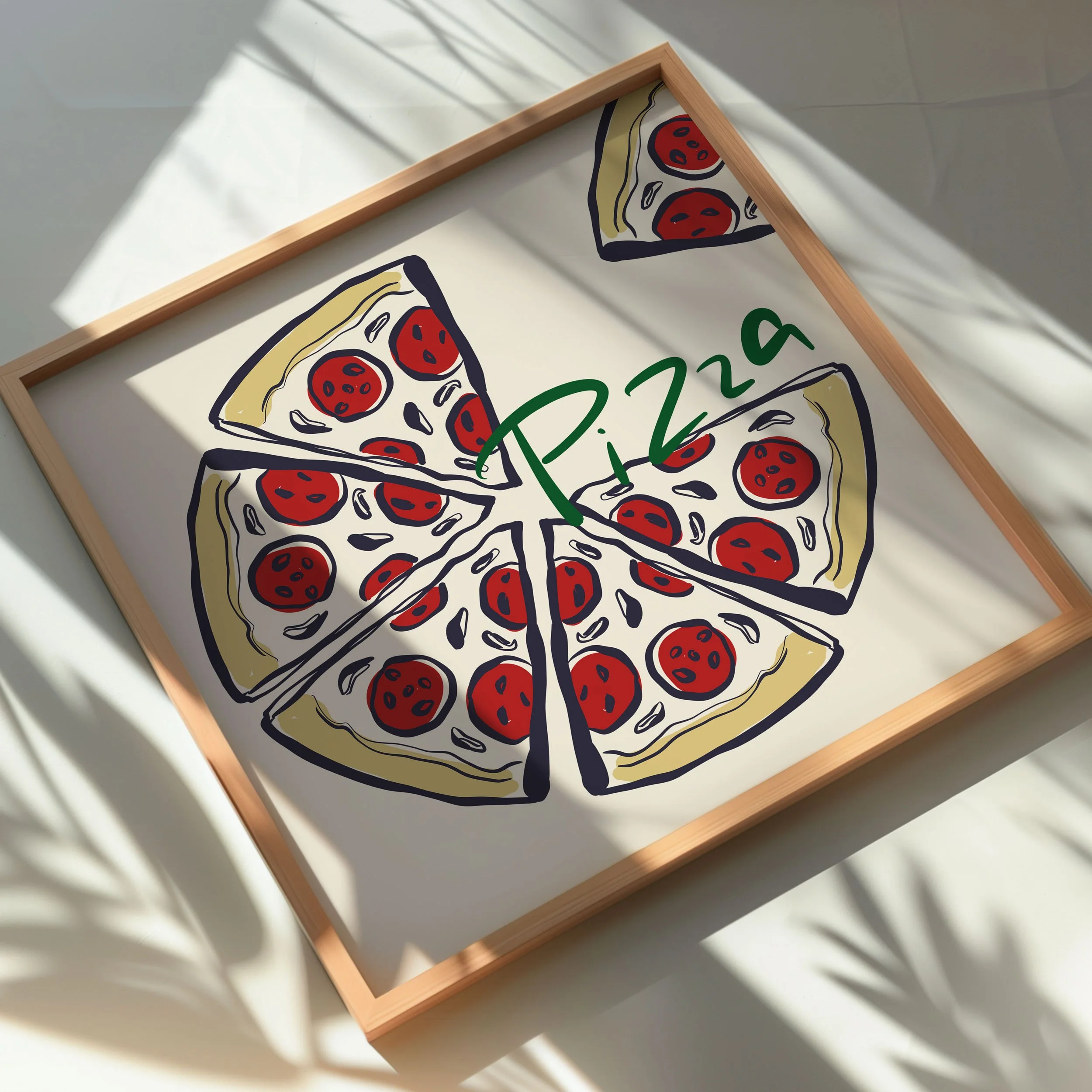 'Pepperoni Pizza' Art Print