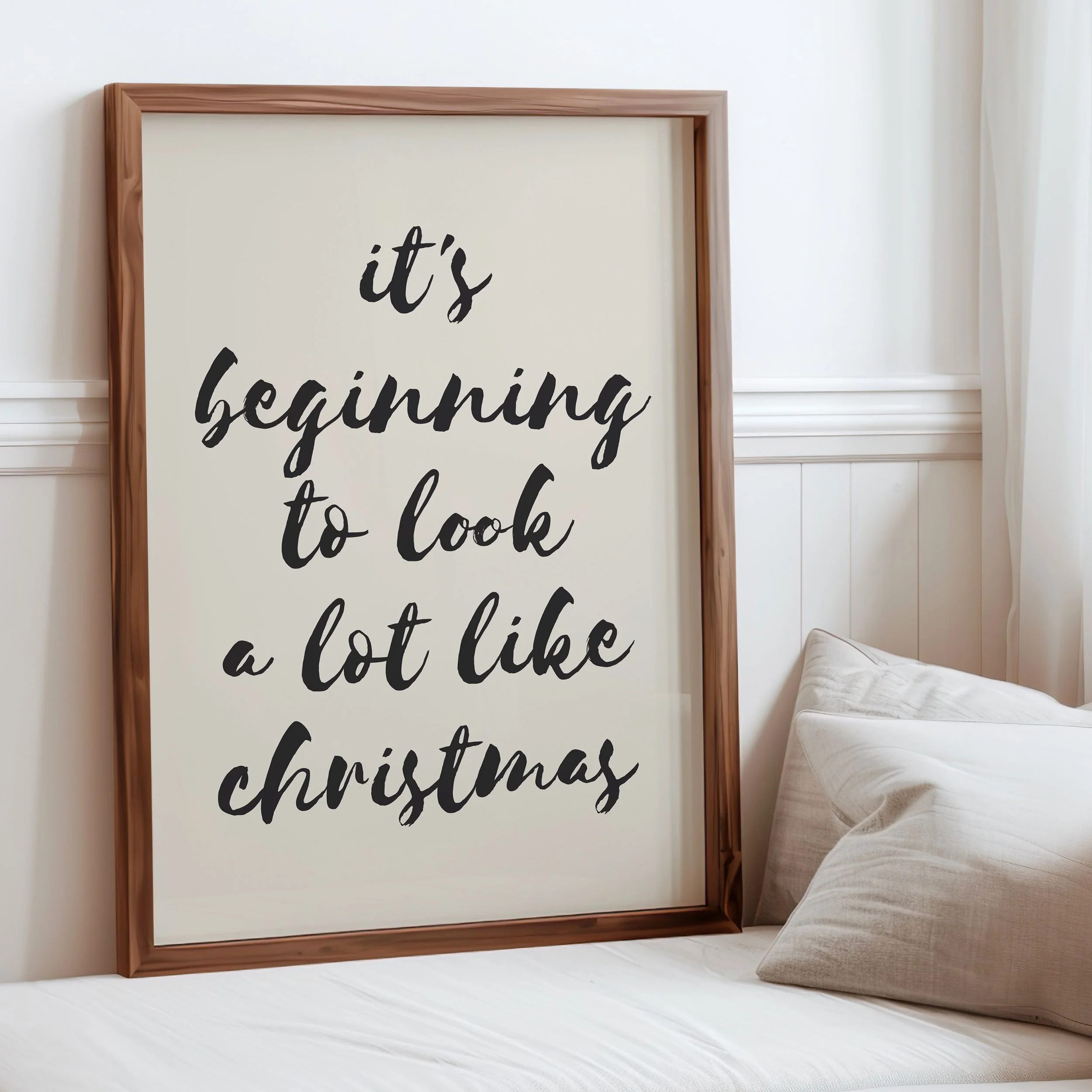 'It's Beginning to Look a Lot Like Christmas' Art Print