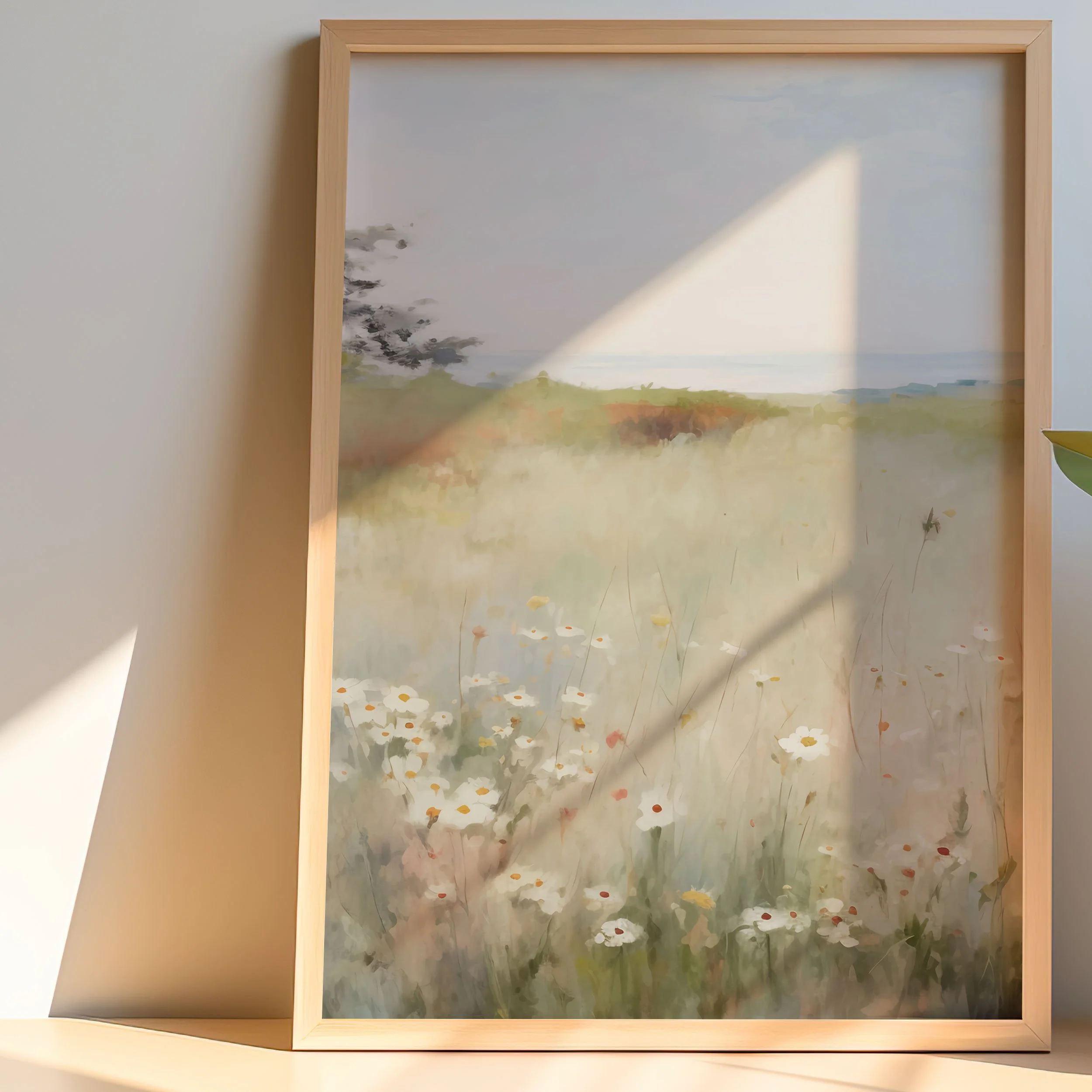 'Wildflower Meadow Landscape' Art Print