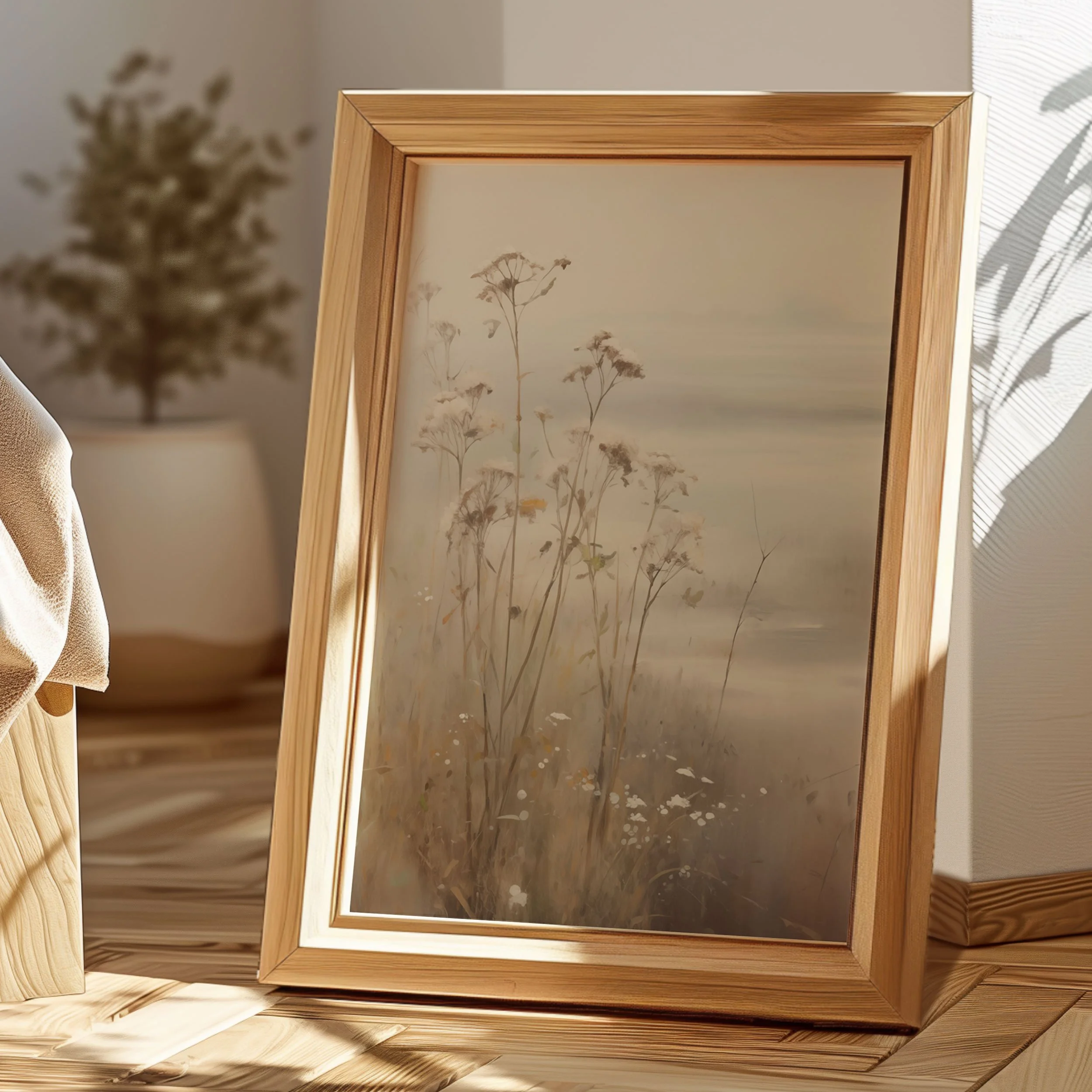 'Flowers Awaiting Springtime' Art Print