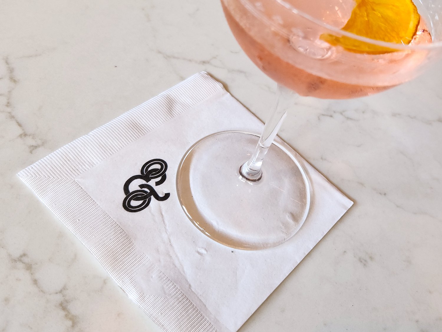 secondary logo used for cocktail napkin