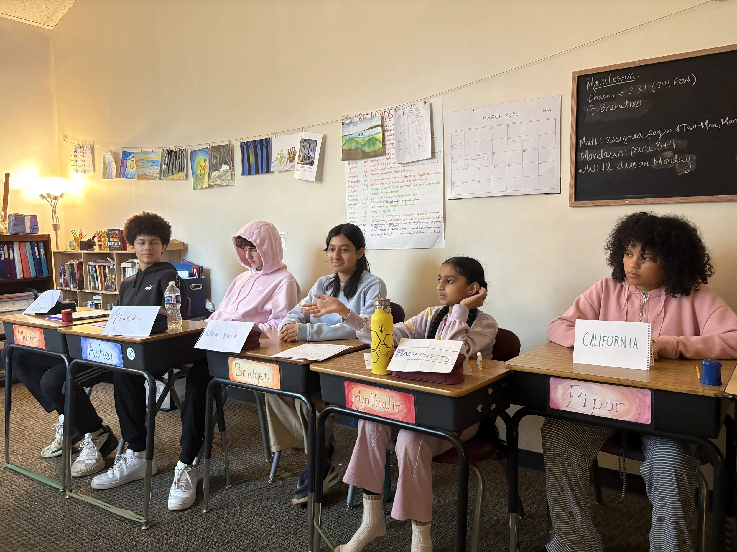 Middle School: March 9 - 13, 2026