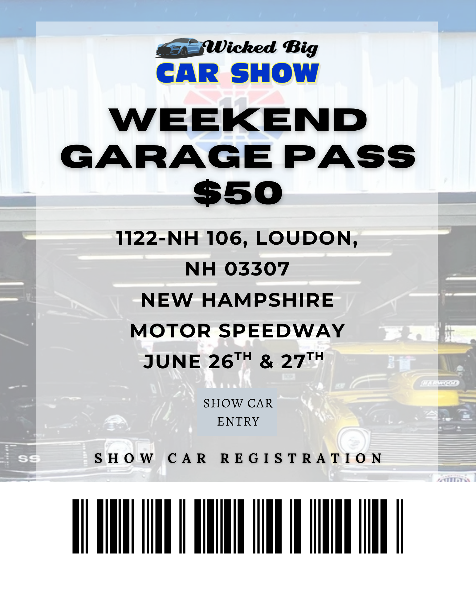Garage Parking - Weekend Pass