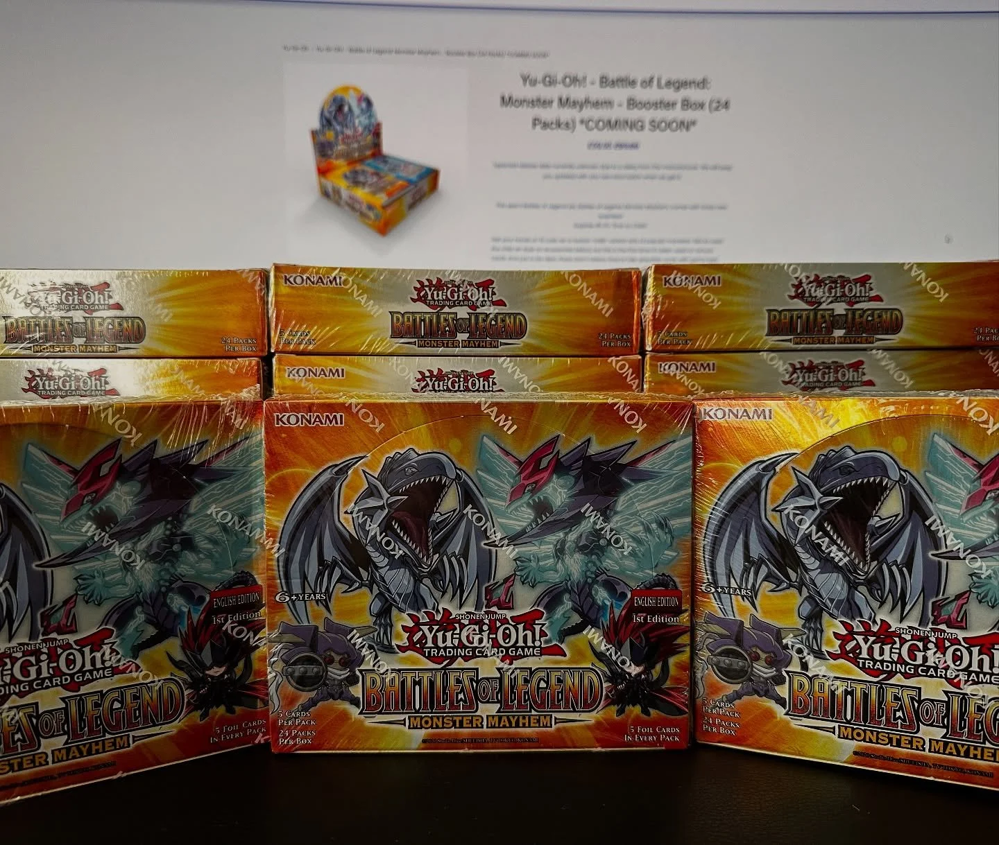 YuGiOh! Battles of Legend: Monster Mayhem has hit our shelves and we&rsquo;re ready to get some singles for you all to buy. Who doesn&rsquo;t want the Blue Eyes?!
.
.
.
.
.
.
#yugi #yugiohgx #yugioh #yugiohtcg #yugiohcommunity #yugiohcards #yugiohcol