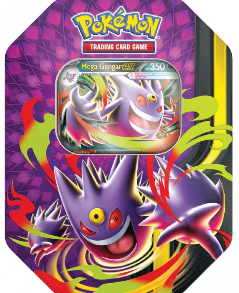 Pokemon - Mega Moonlit Tins - Mega Gengar EX *COMING SOON*