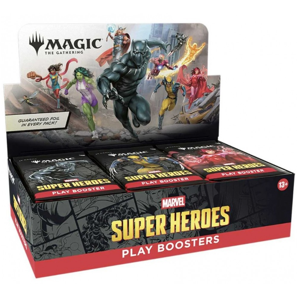 Magic The Gathering - Marvel Super Heroes - Play Booster Box (30 Packs) *COMING SOON*