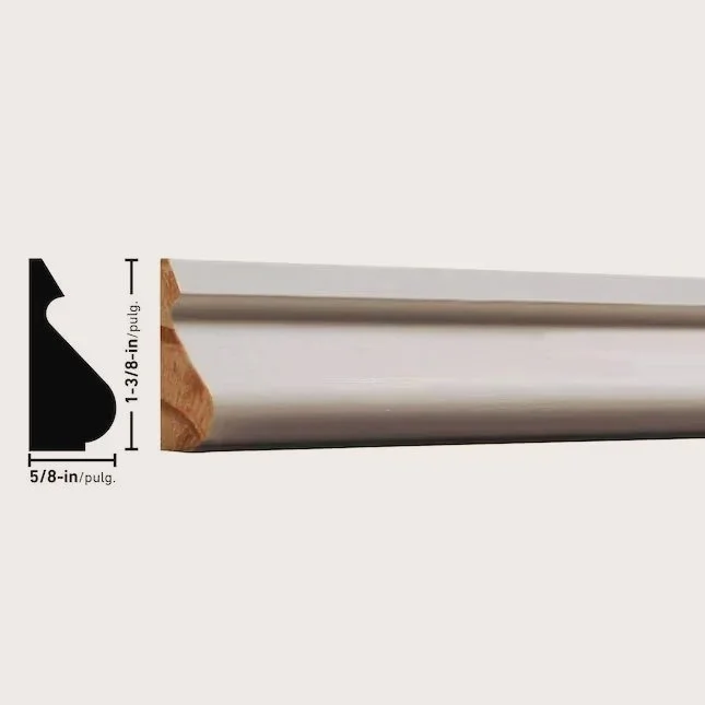 5/8" x 1-3/8" Basecap Moulding