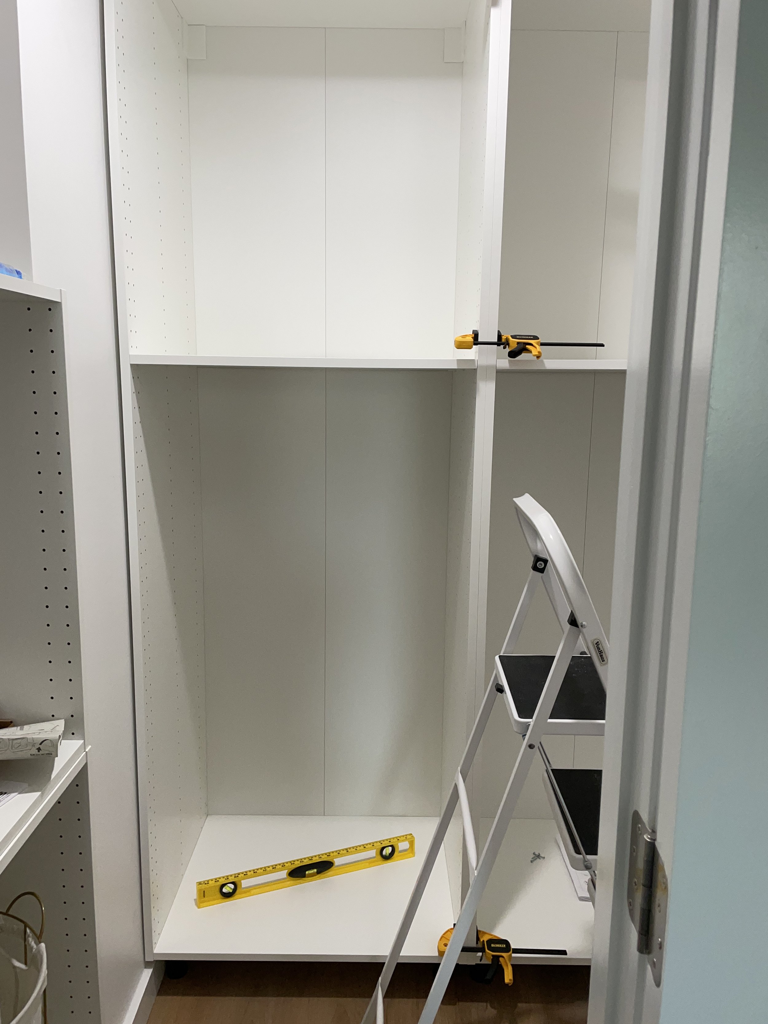 Ikea Hack Built-in Walk-in Closet Progress