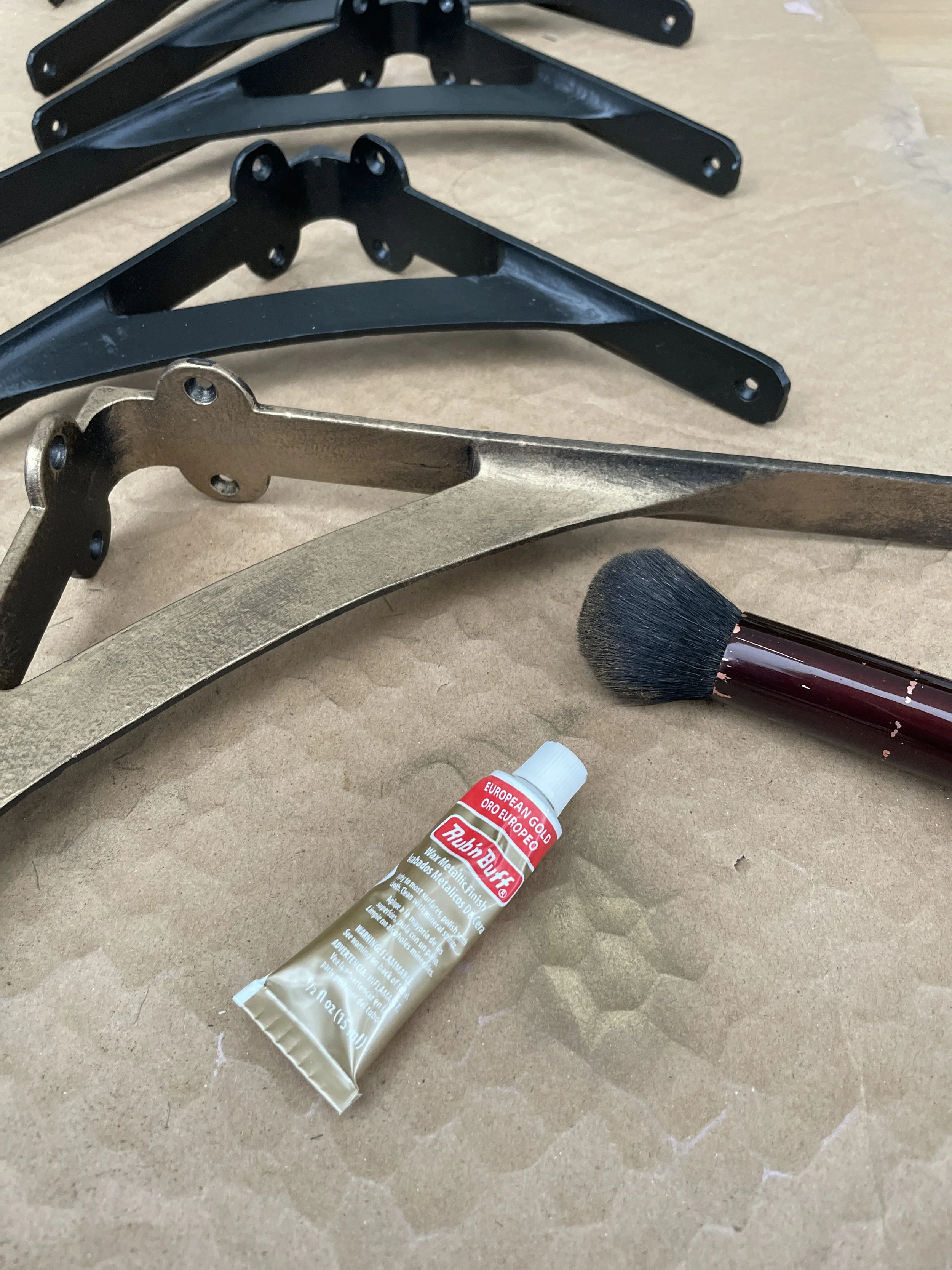 Rub n Buff European Gold Shelf Brackets