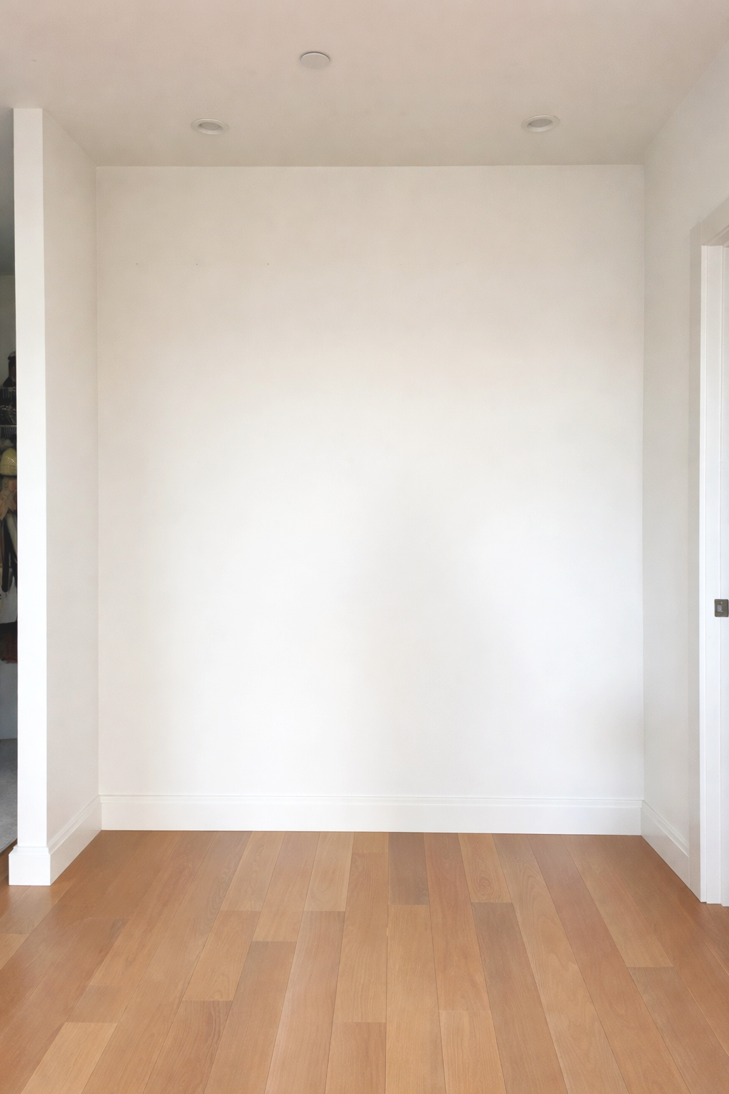 Empty Closet Niche in a Brooklyn Condo
