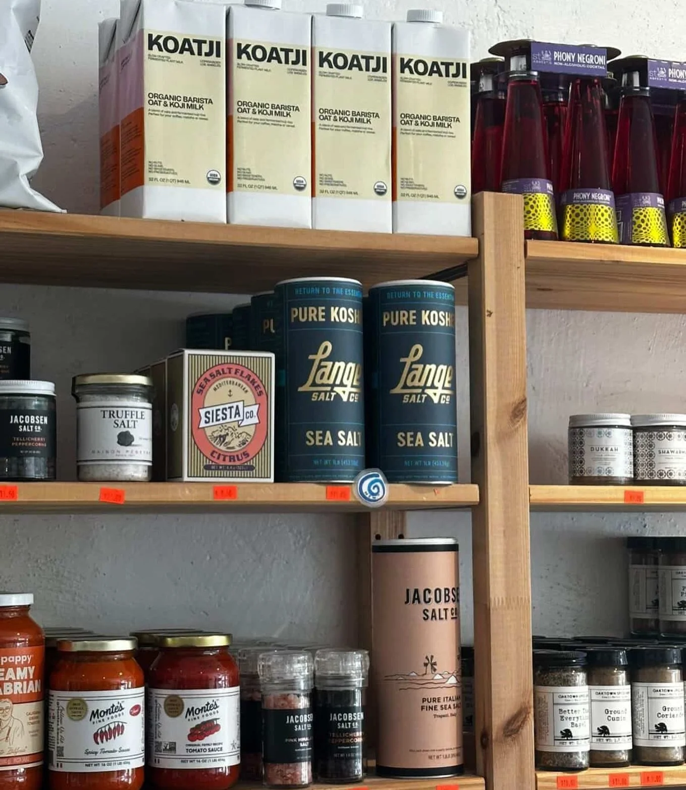 One of our absolute favorite things is receiving photos from shop owners, chefs, and customers who take the time to share where our salts have ended up ( looking so cute on the shelves @shoptheeddy in Santa Barbara, CA ) It&rsquo;s incredibly excitin