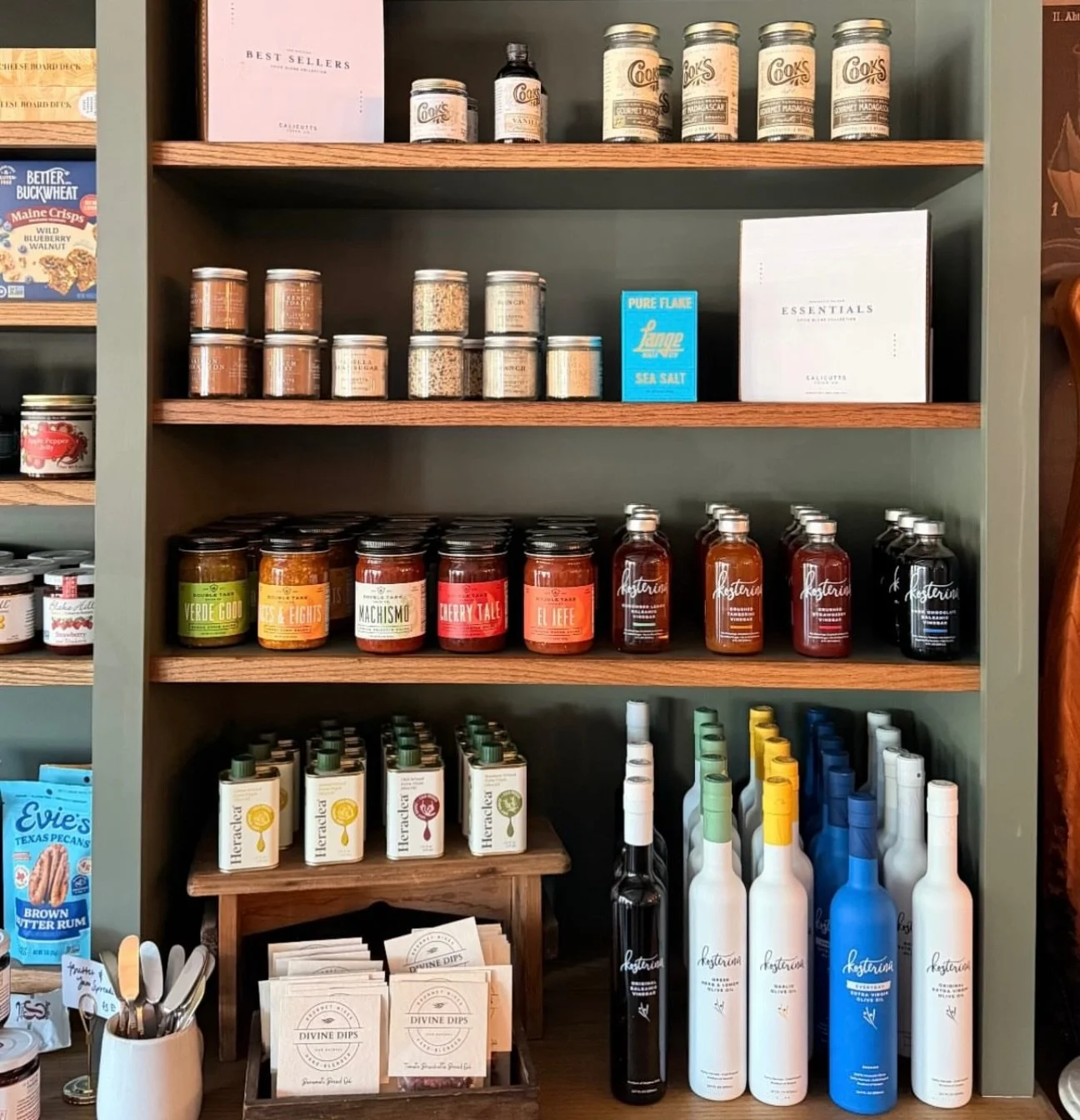 There&rsquo;s nothing sweeter than seeing our hard work sitting pretty on the shelves of our amazing stockists 🥹🧂So grateful for those who take a chance on us and believe in our products. Your support means the world to us! 

@wheatandvineprovision