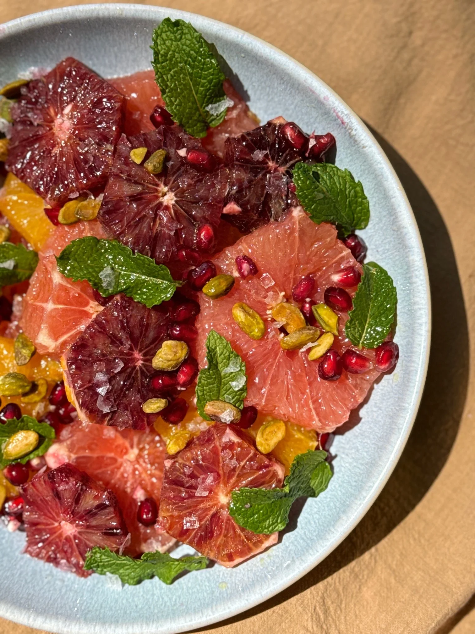 flake sea salt citrus summer salad-Lange Salt Co recipe