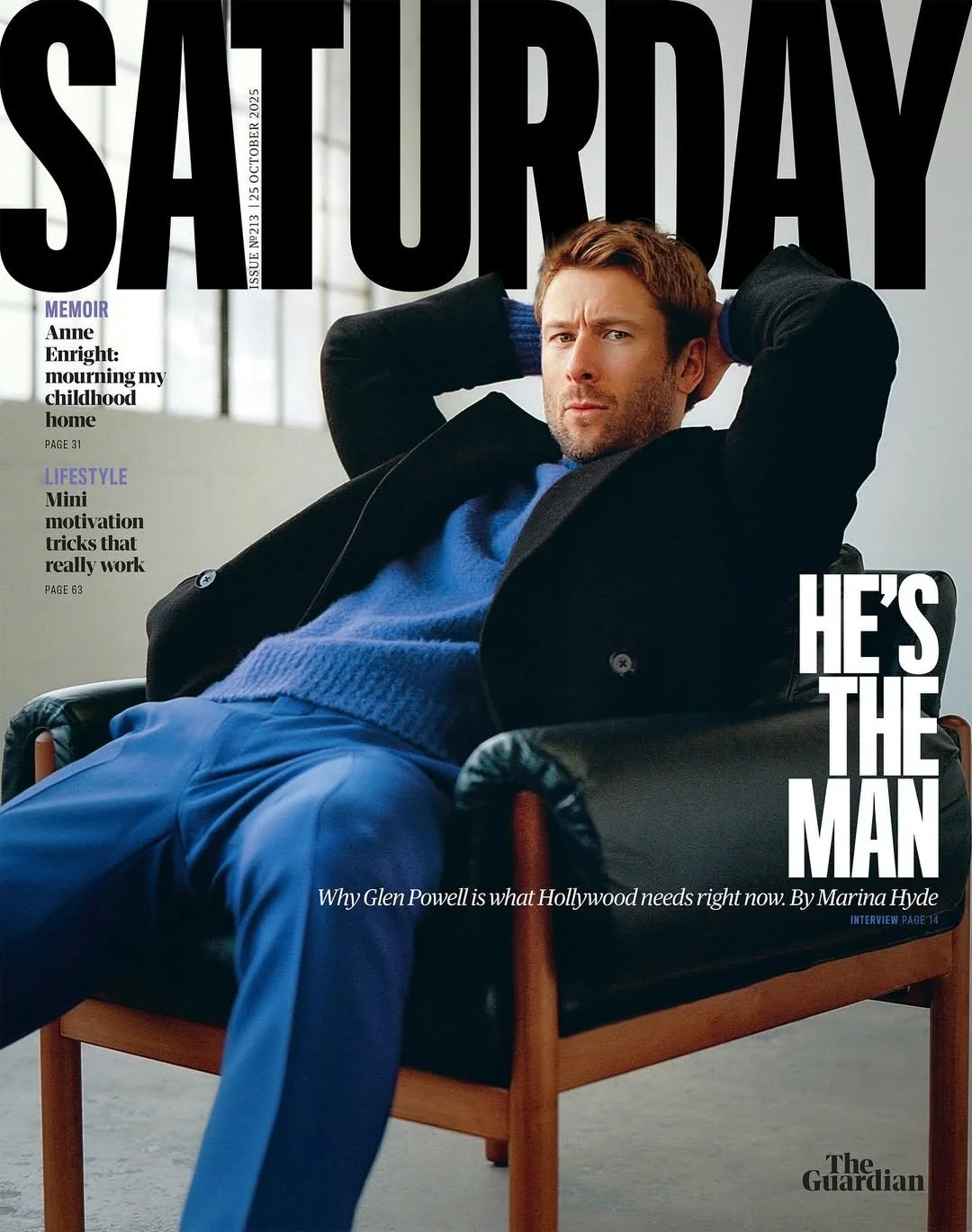 ‘I don’t know how anyone takes themselves seriously in this job’Glen Powell is an old-fashioned .jpg