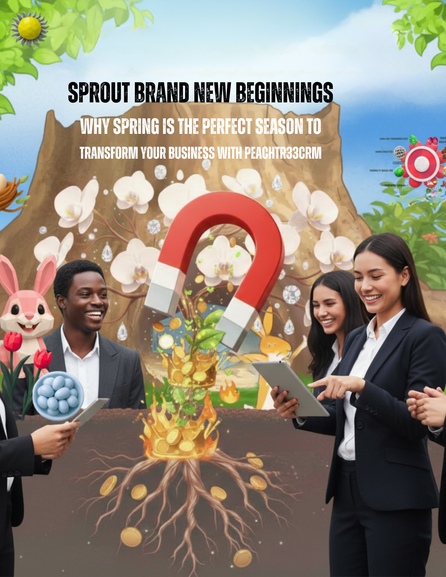 Sprout Brand New Beginnings: Why Spring is the Perfect Season to Transform Your Business with Peachtr33CRM