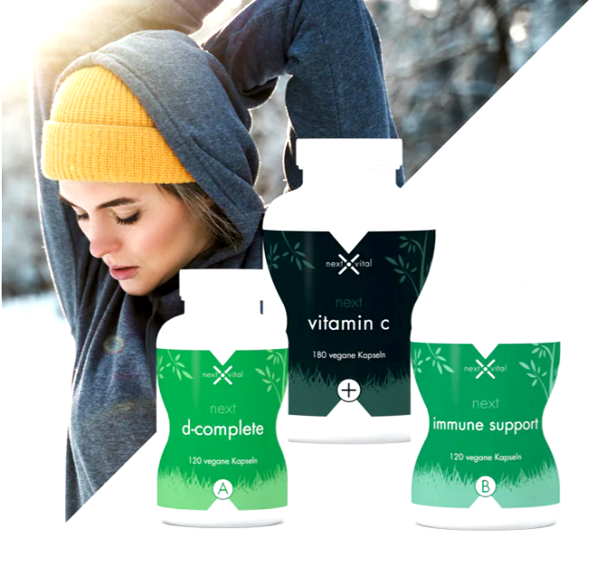 Vitamin D, Vitamin C und Immune Support können bei Erkältungen und Grippe unterstützend helfen. natürliche mittel bei erkältung. supplemente für immunsystem. pflanzliche mittel gegen erkältung. Erkältung natürlich behandeln.