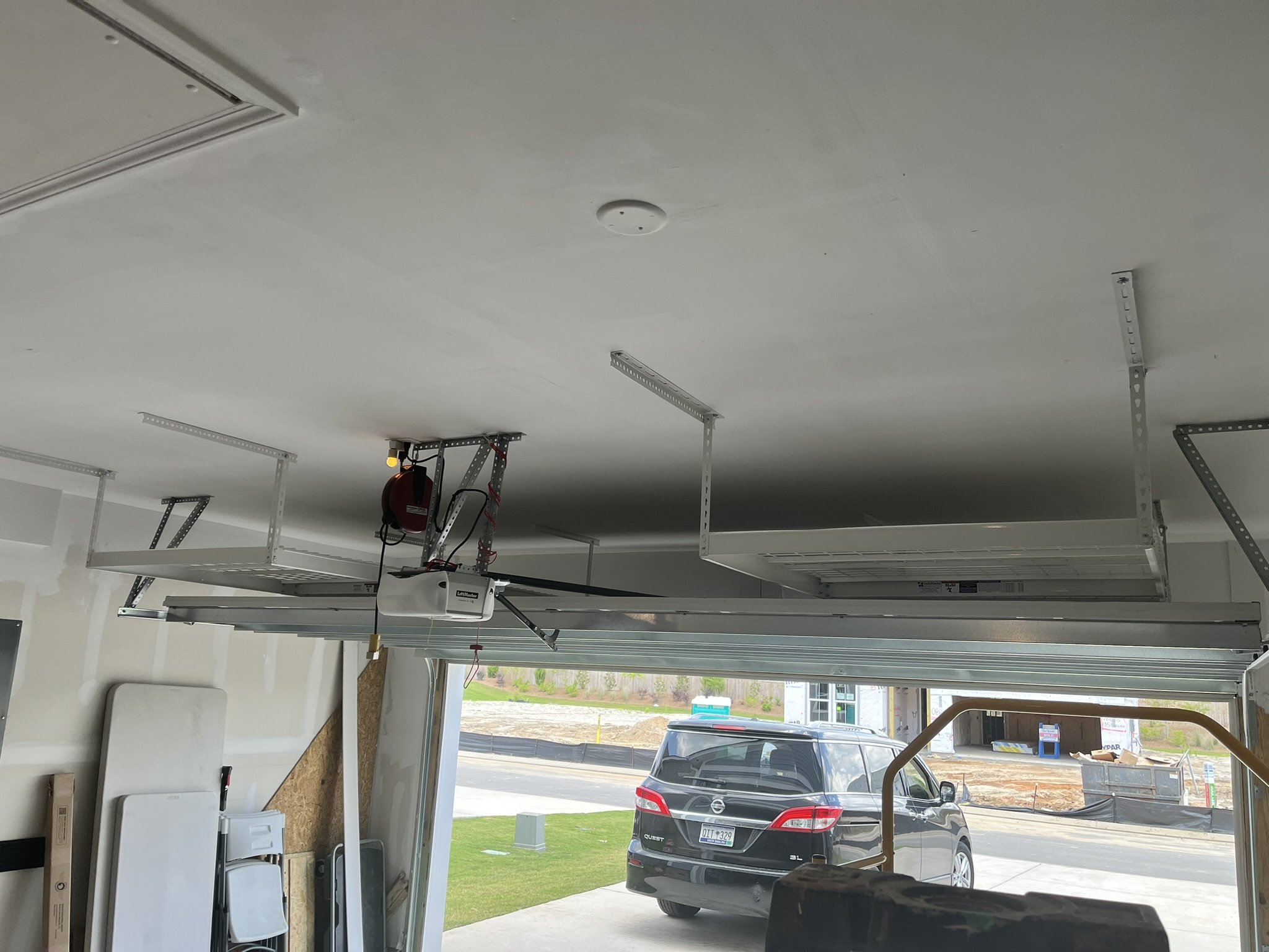 SafeRacks Installed above Garage Doors