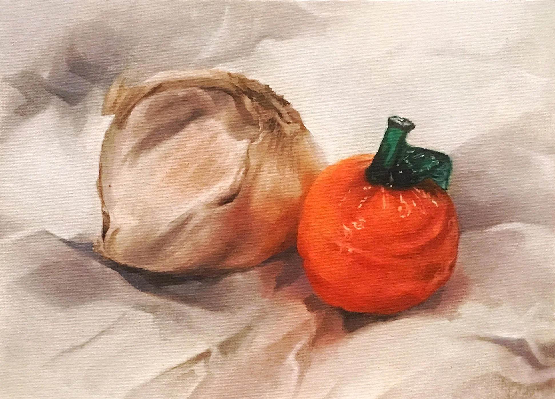 Still life oil painting