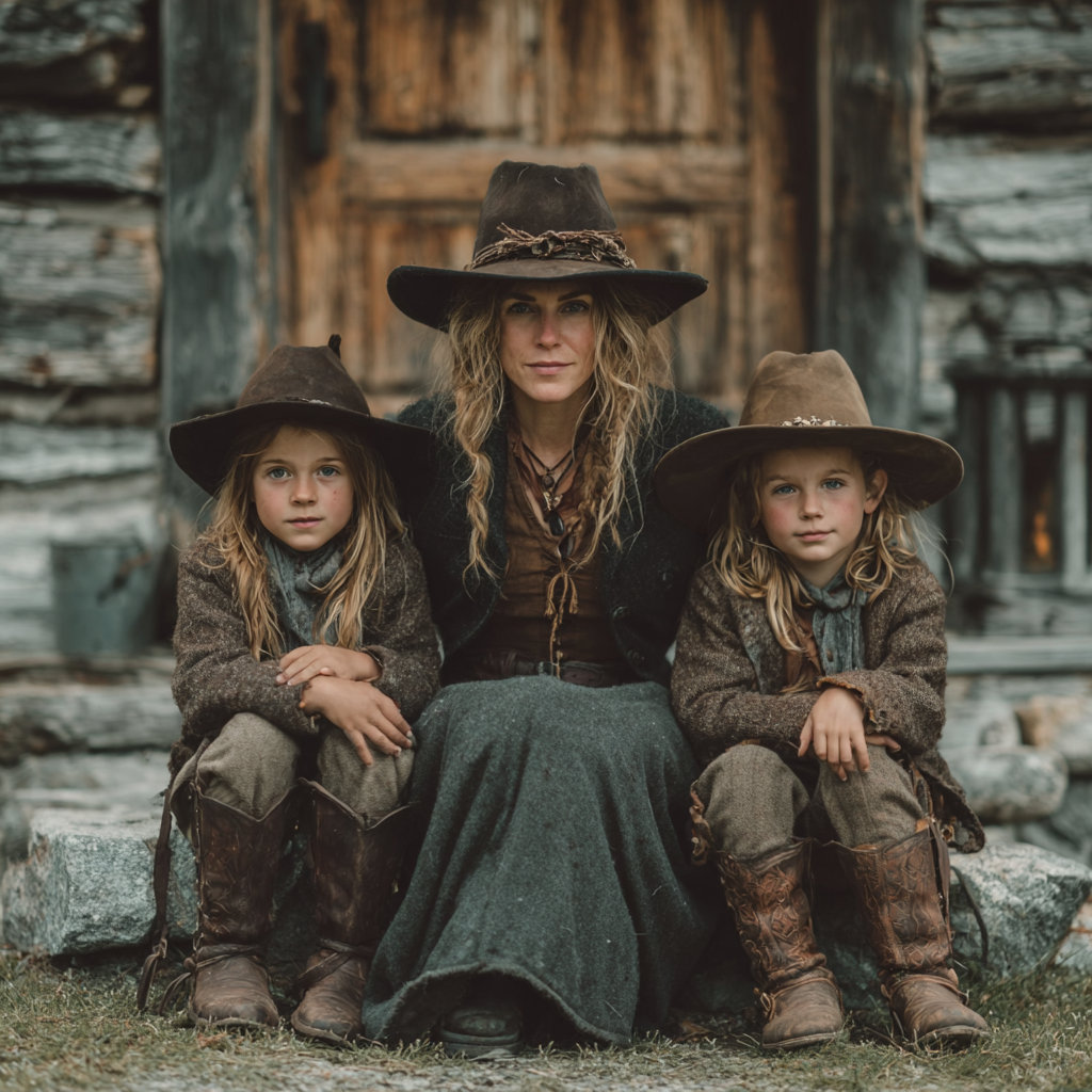 gigglypeach_cowboy_family_photoshoot_in_a_rustic_forest_wearing_3e36f5af-d2eb-43d9-9923-4c3198e293be.png
