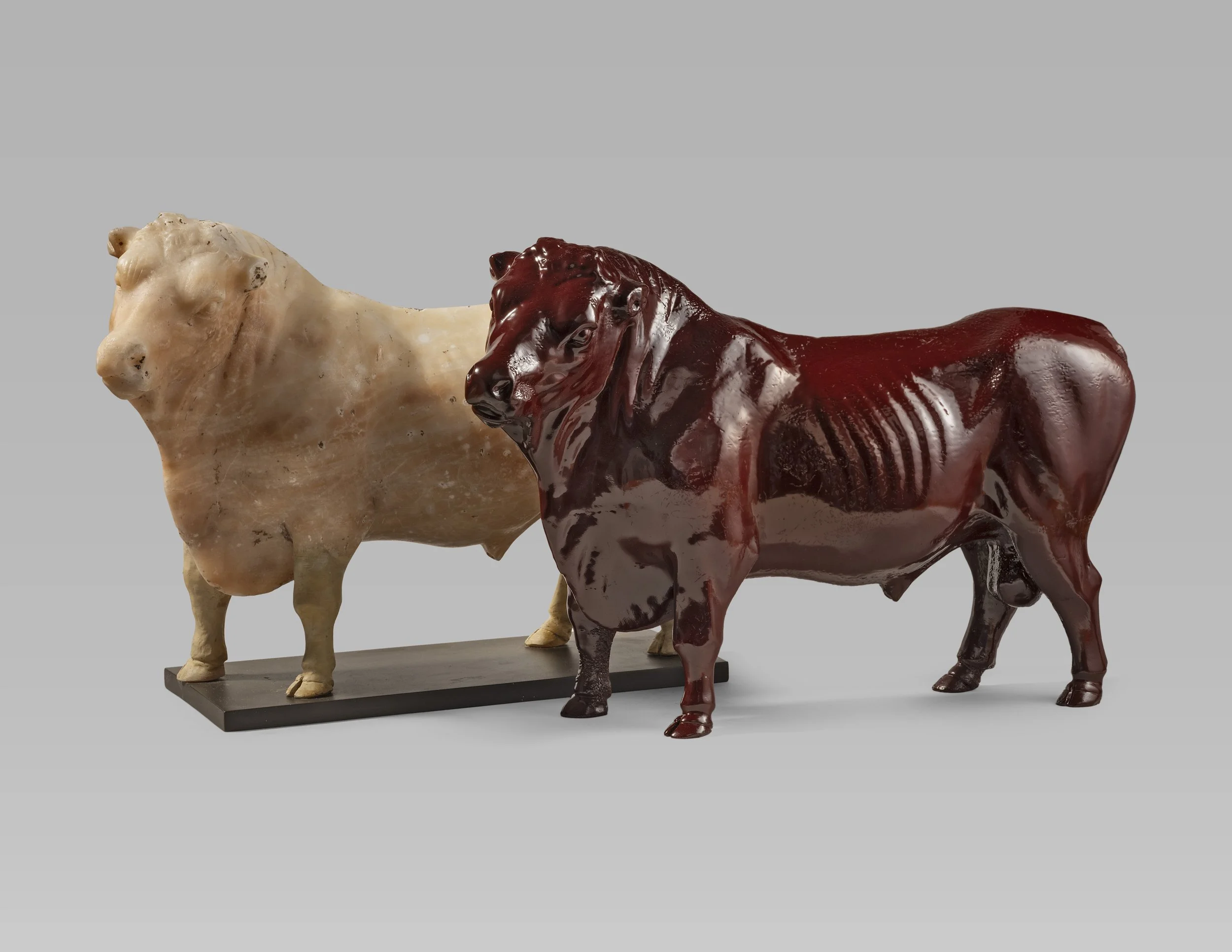 Alexander Aboutaam, Burgundy Bull, 2025, after ancient Greek, Late Hellenistic ca. 2nd - 1st century B.C.