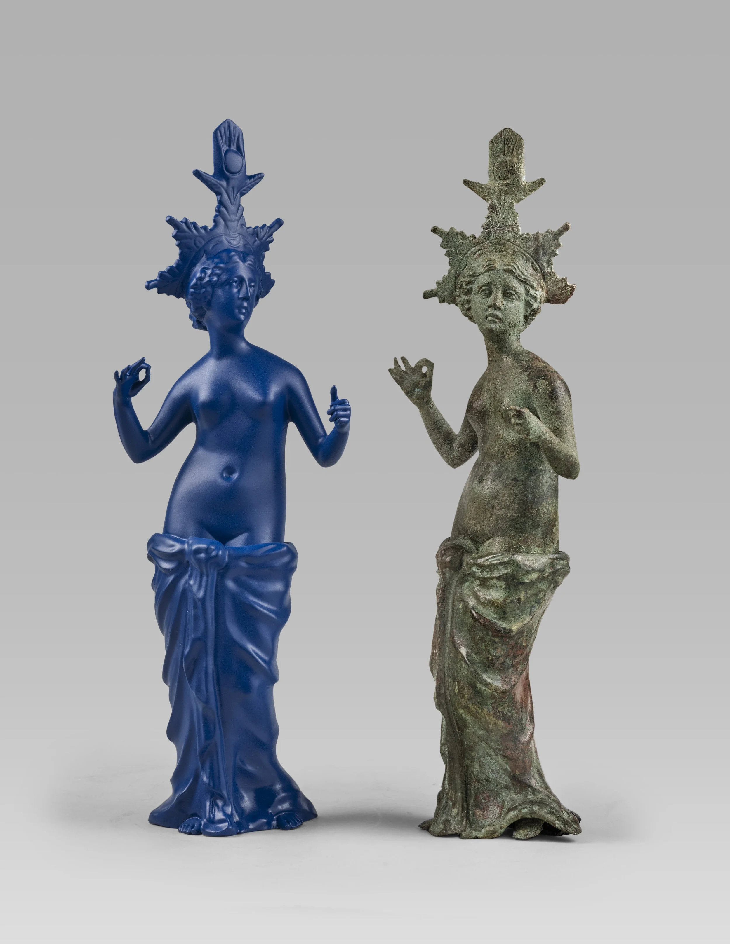 Soliman Aboutaam, Yves Klein Blue Aphrodite, 2025, after ancient Roman, ca. 1st - 2nd century A.D.
