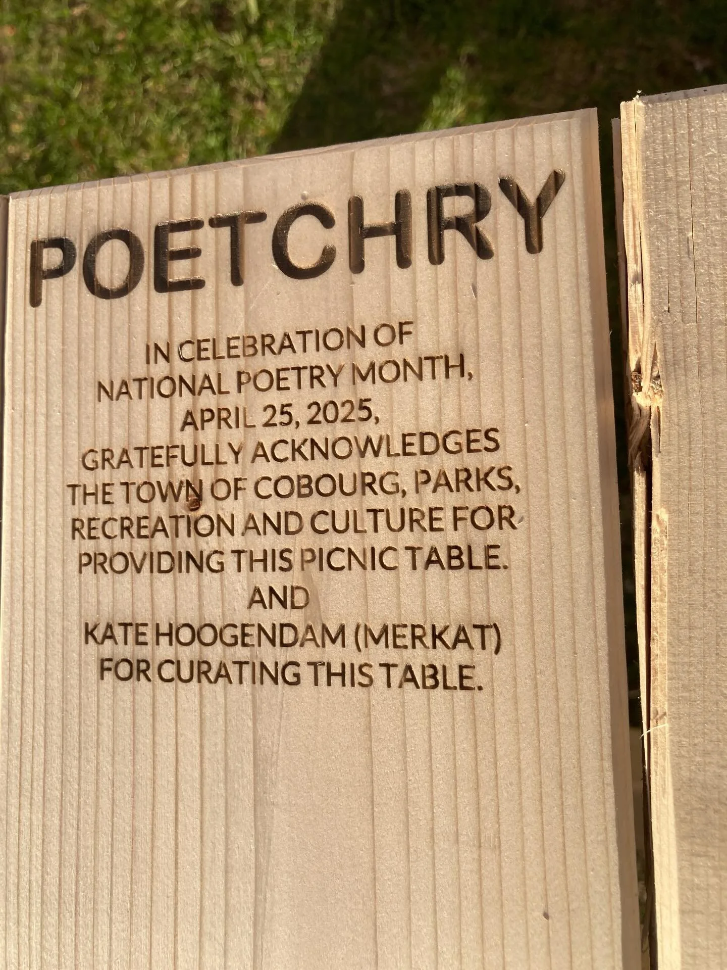 ⭐️Scroll for portions of this year&rsquo;s table and event

‼️Hey everyone! I know this is a busy time of year but want to spread the word early.

I&rsquo;m curating a table for Poetchry in Cobourg - specifically &ldquo;A POEM OF ONE&rsquo;s OWN: The
